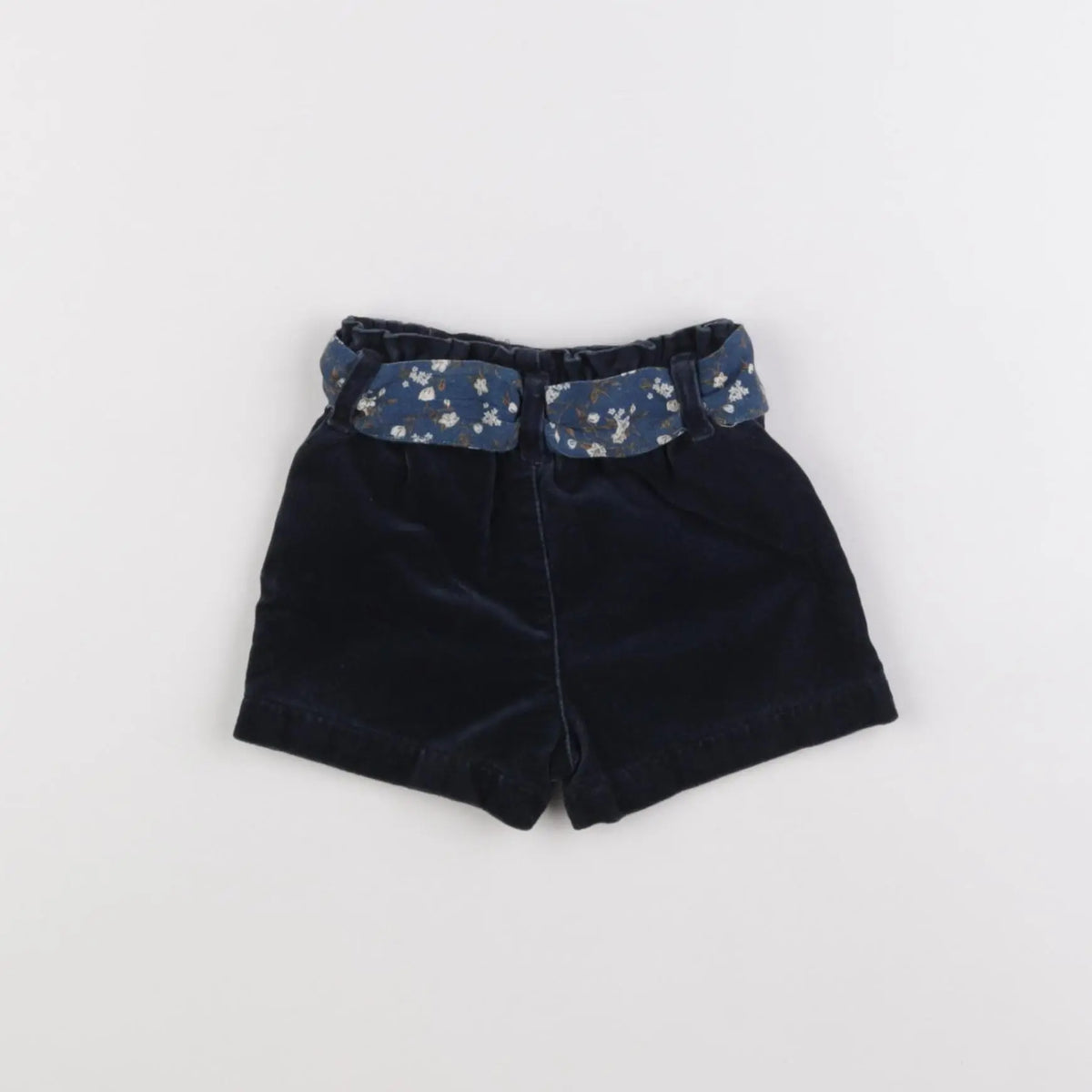 Vertbaudet - short bleu - 6 mois