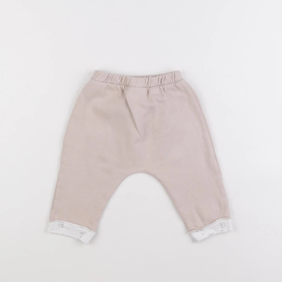 Vertbaudet - jogging beige - 6 mois