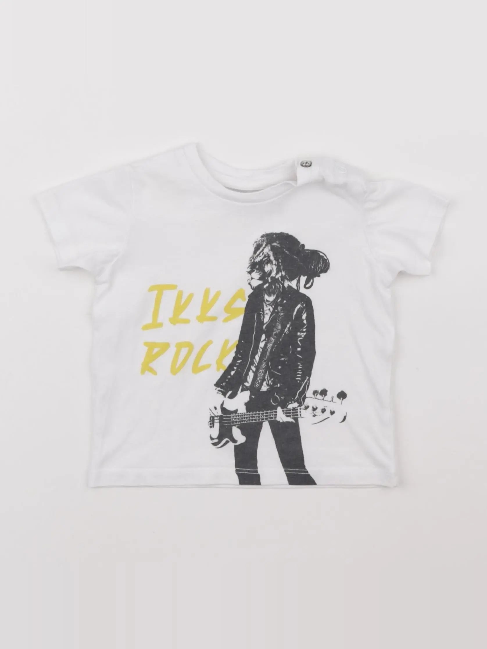 IKKS - tee-shirt blanc - 6 mois