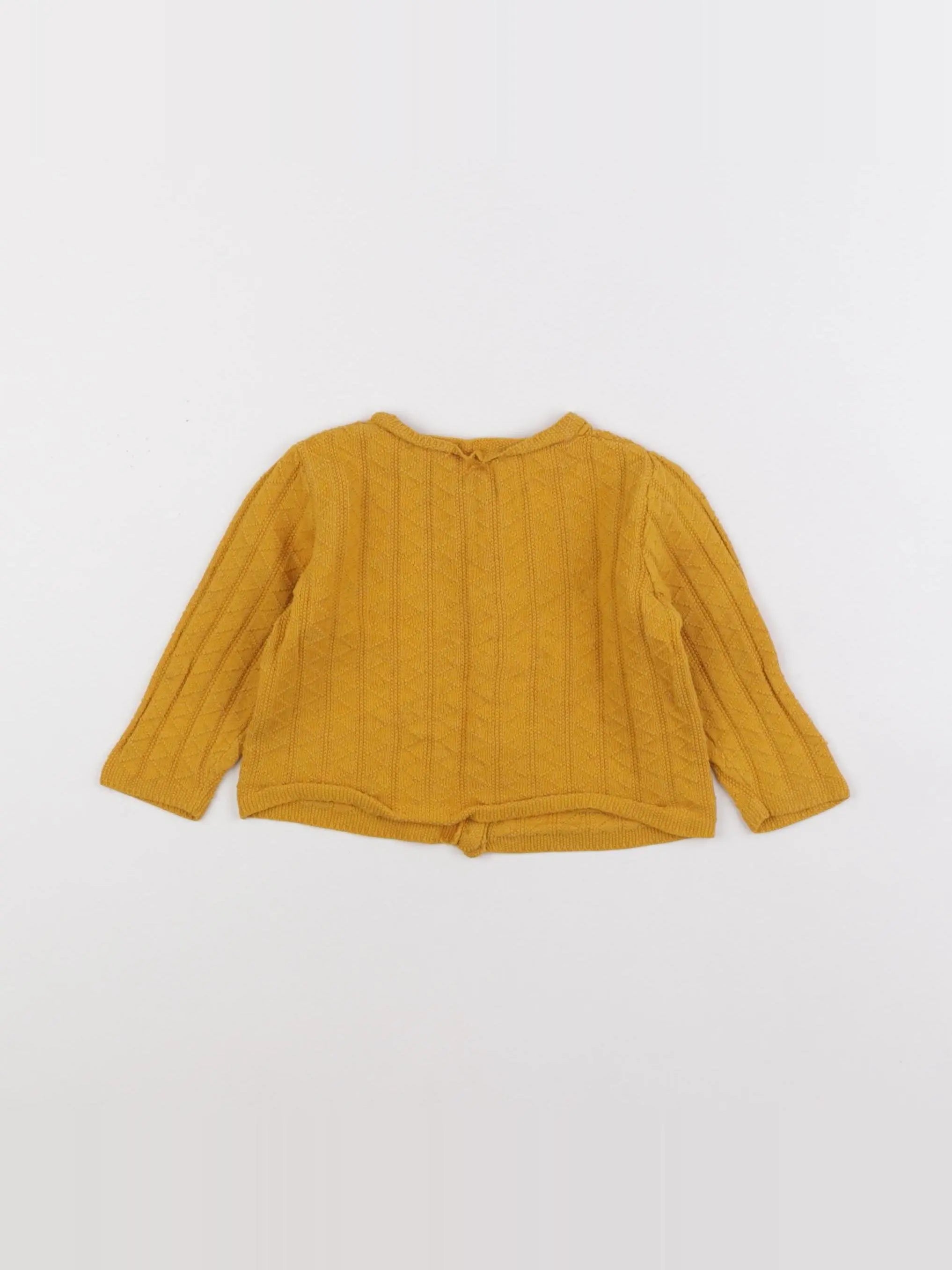 Boutchou - gilet jaune - 6 mois