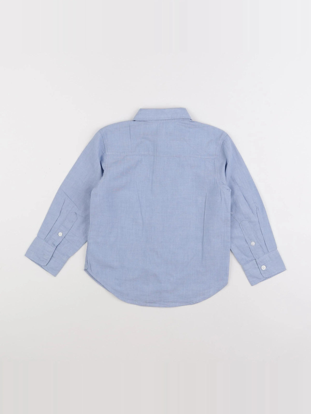 H&M - chemise bleu - 2/3 ans