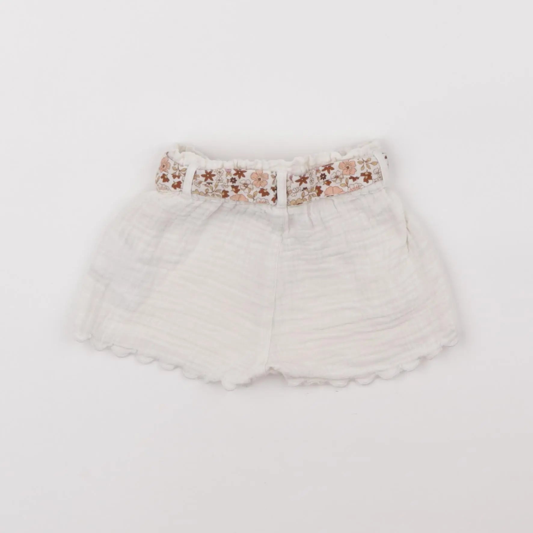 Vertbaudet - short blanc - 12 mois