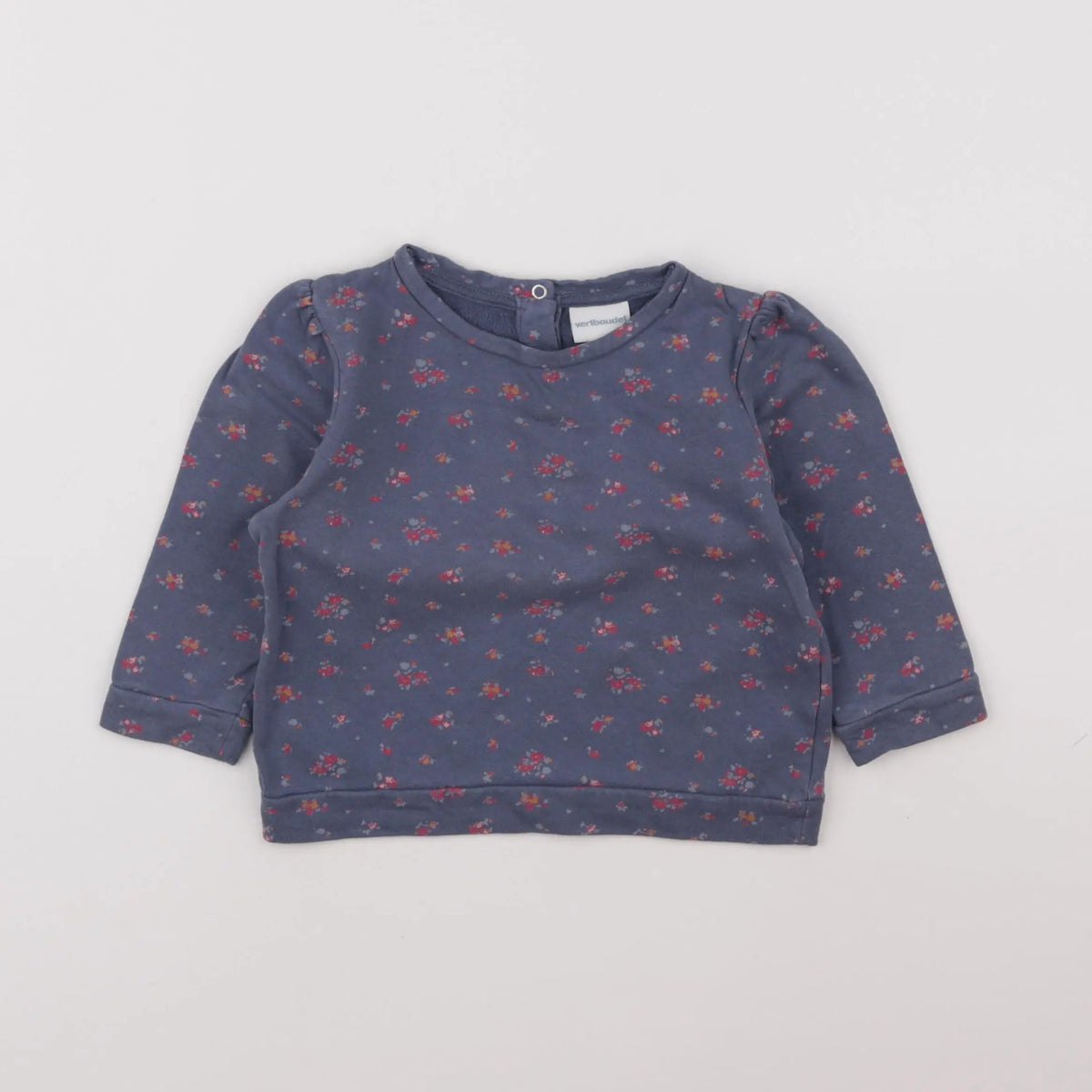 Vertbaudet - sweat bleu - 18 mois