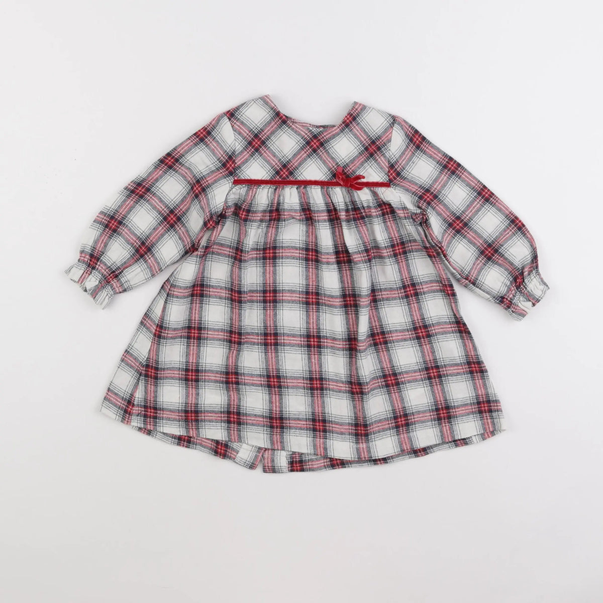 Vertbaudet - robe multicolore - 12 mois