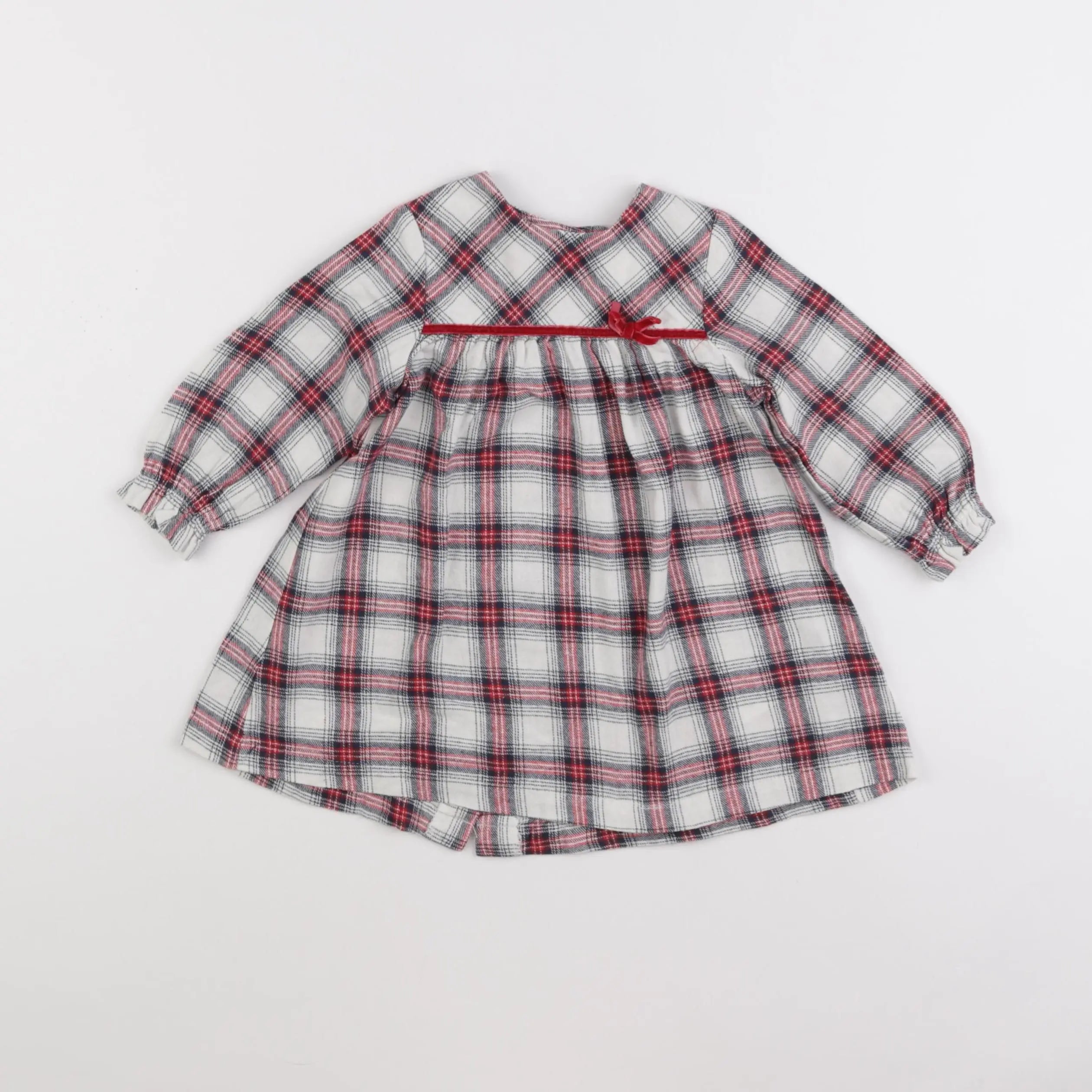 Vertbaudet - robe multicolore - 12 mois