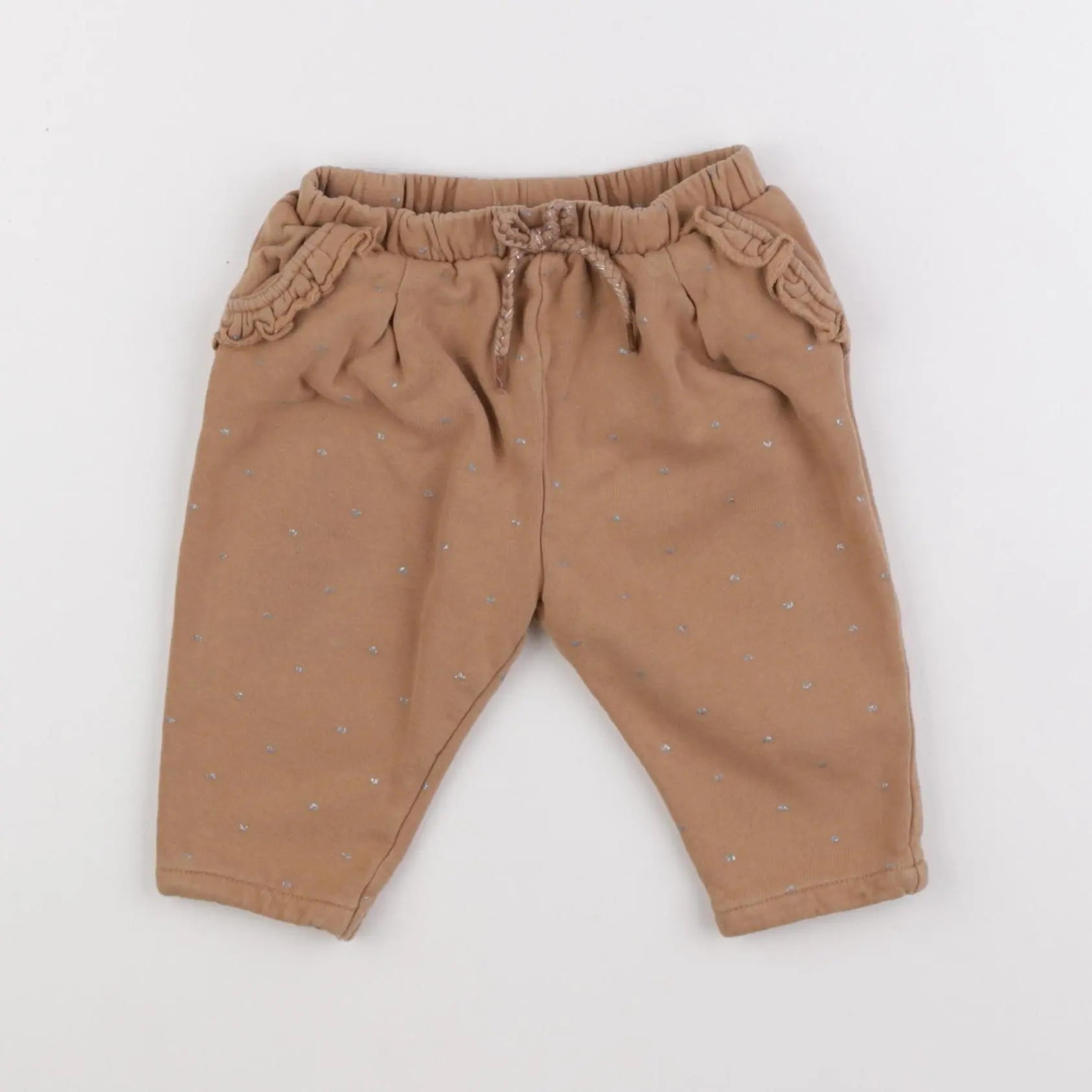 Vertbaudet - pantalon marron - 12 mois