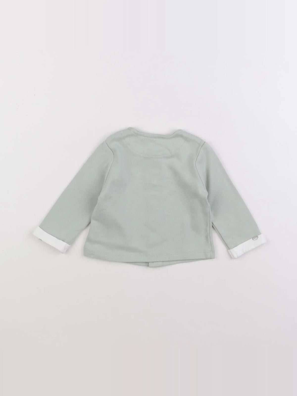 Vertbaudet - gilet vert - 6 mois