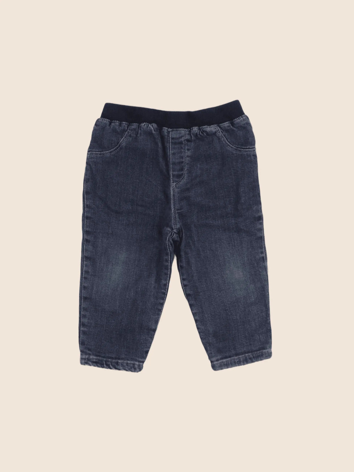 Boutchou - jean doublé bleu - 12 mois