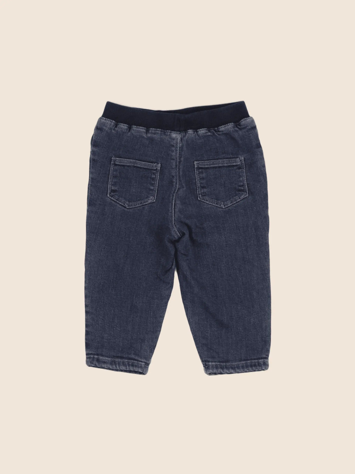 Boutchou - jean doublé bleu - 12 mois