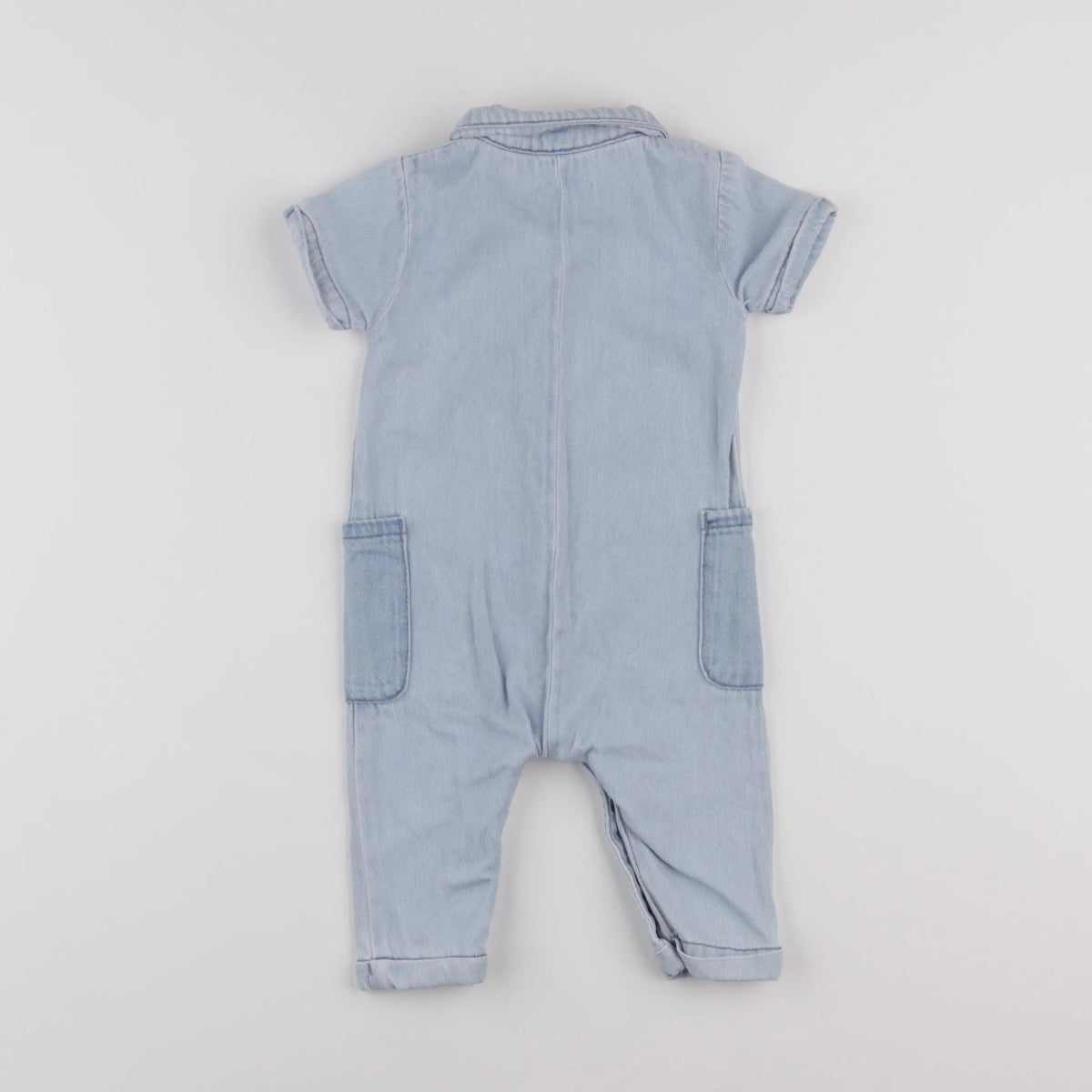 Vertbaudet - combinaison bleu - 6 mois