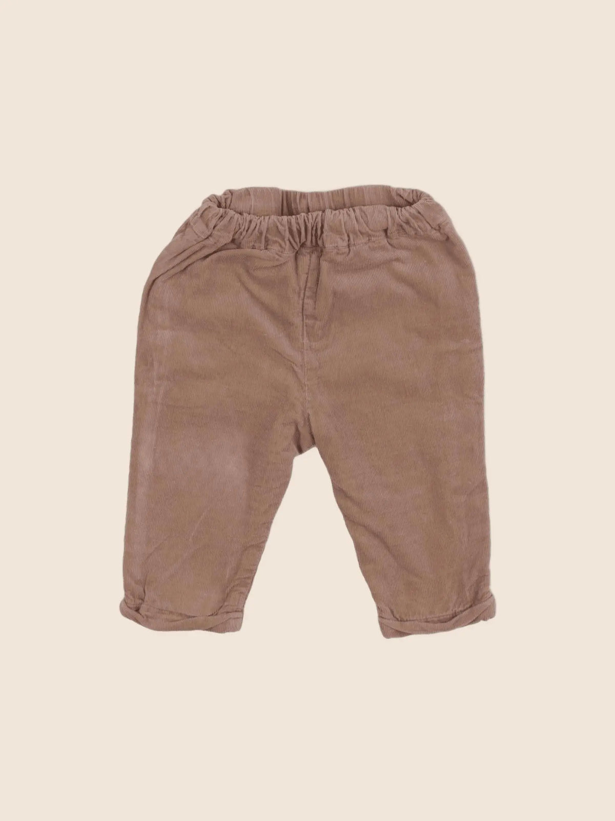 Vertbaudet - pantalon marron - 6 mois