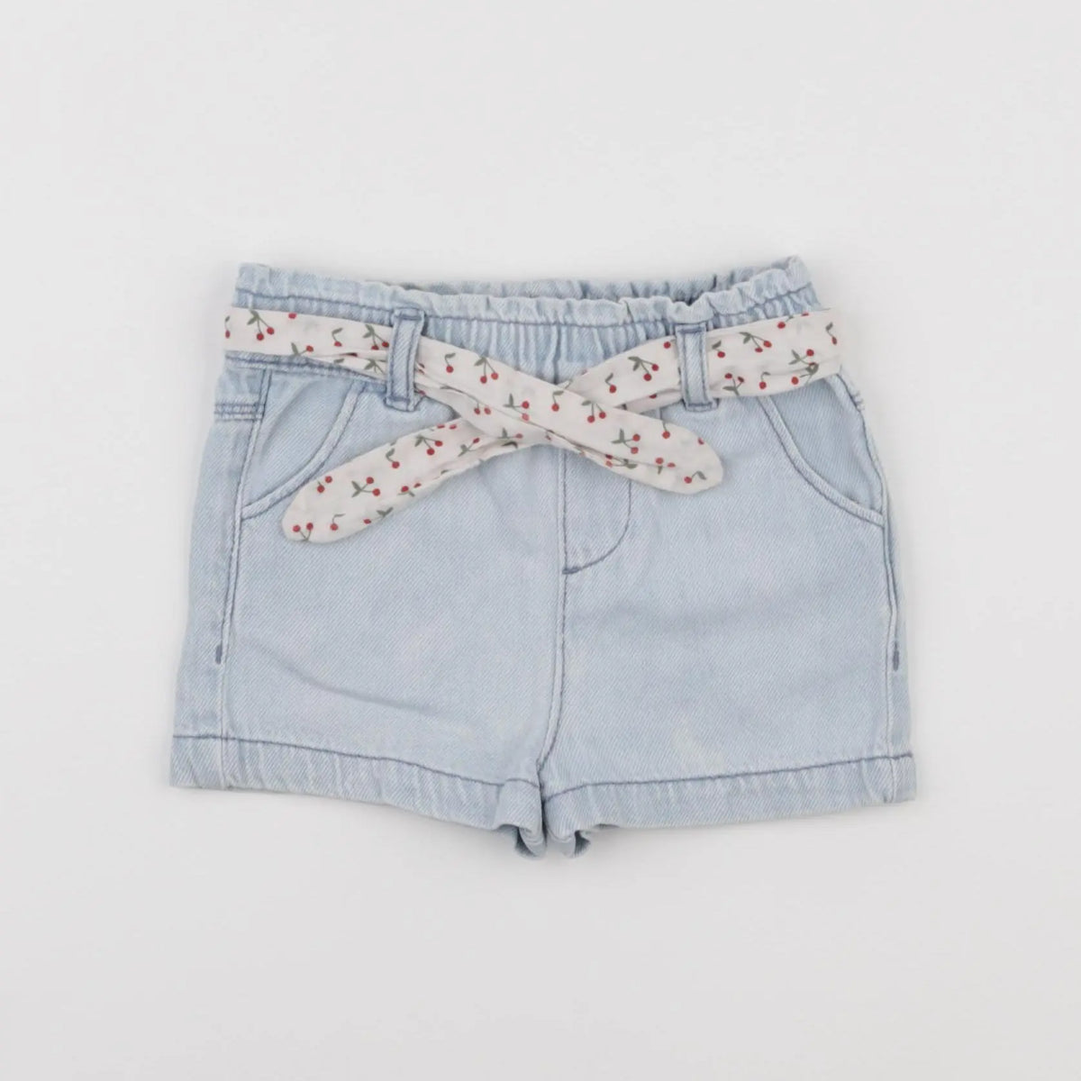 Vertbaudet - short bleu - 12 mois