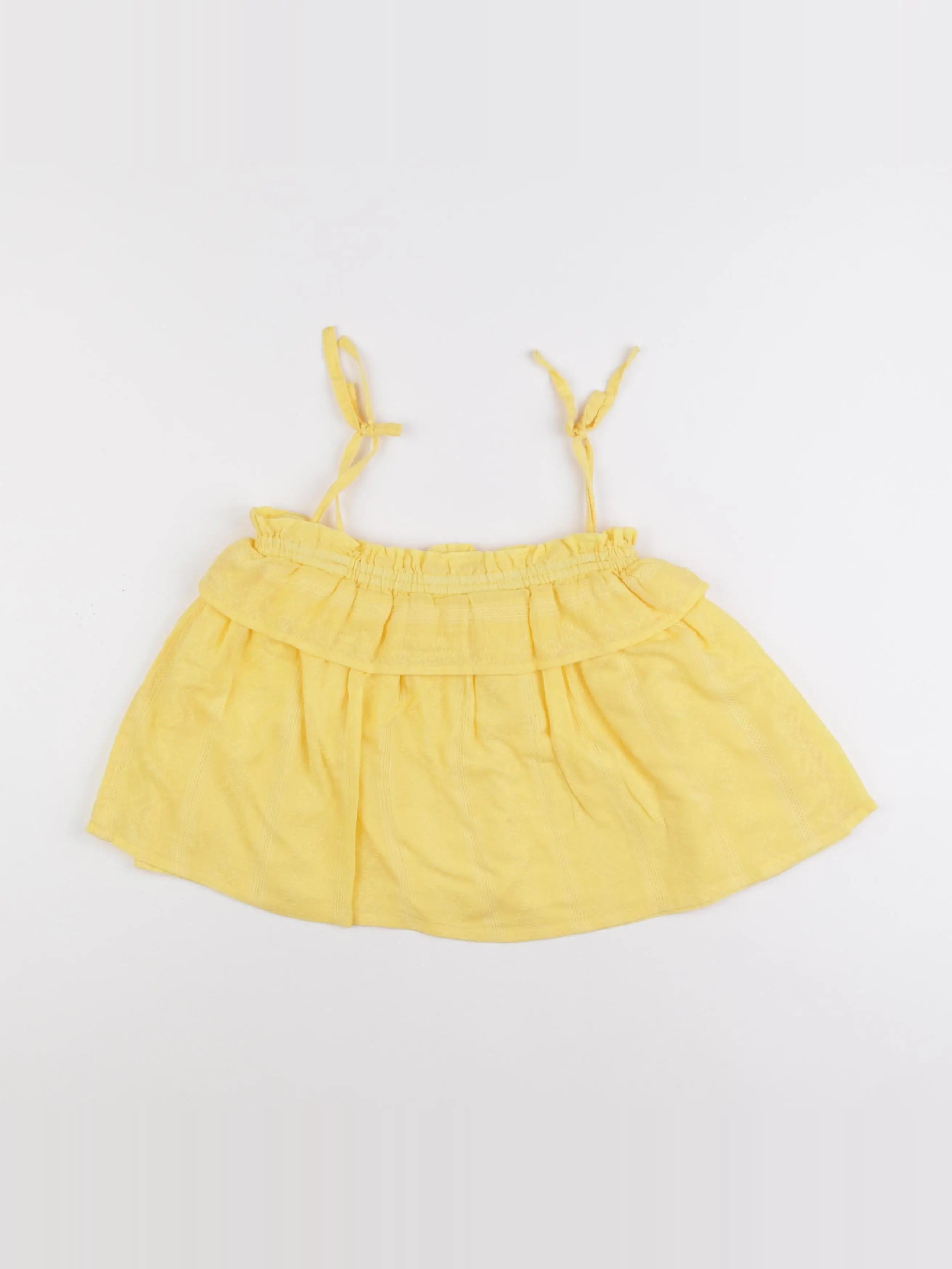 Monoprix - blouse jaune - 5 ans