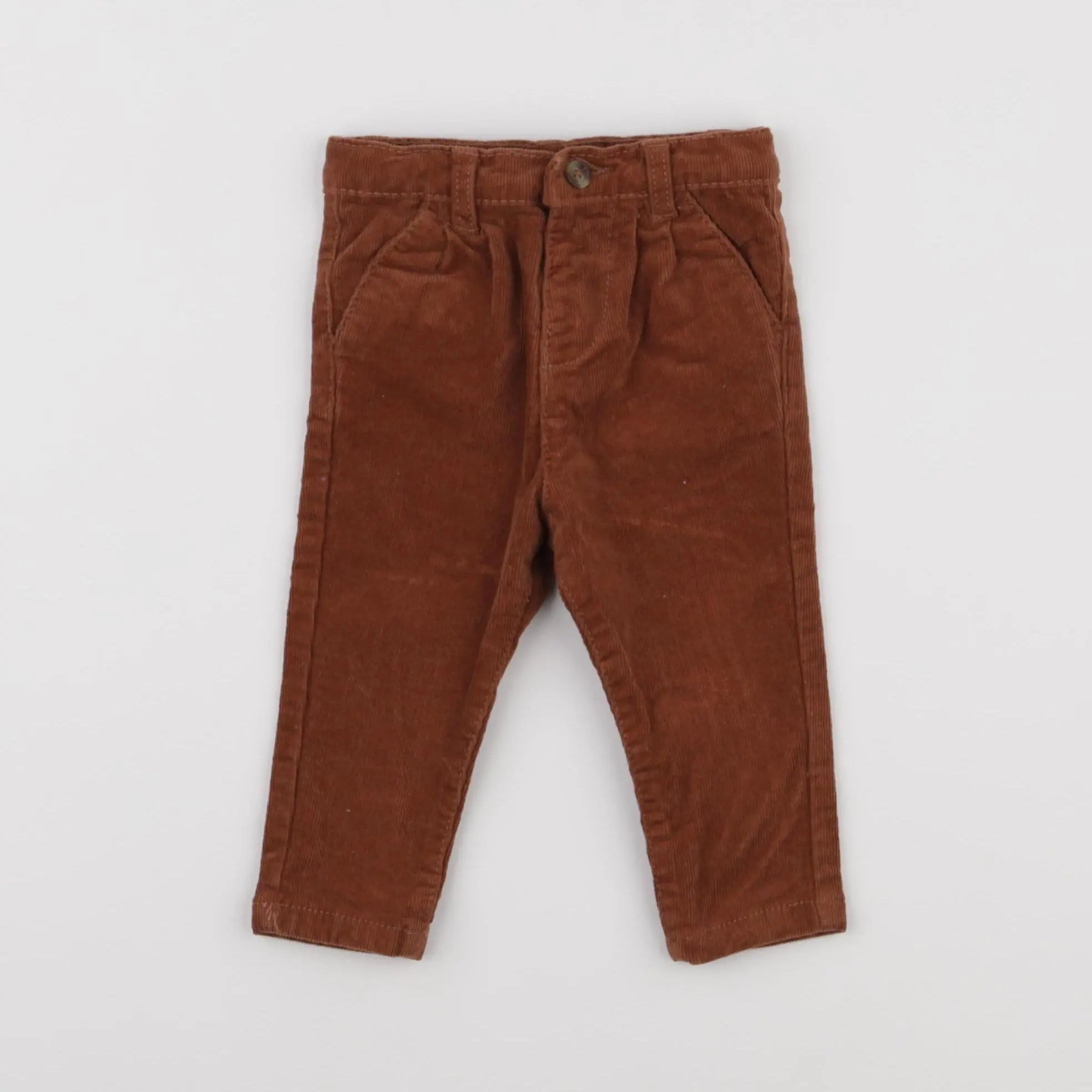 Vertbaudet - pantalon marron - 3 mois