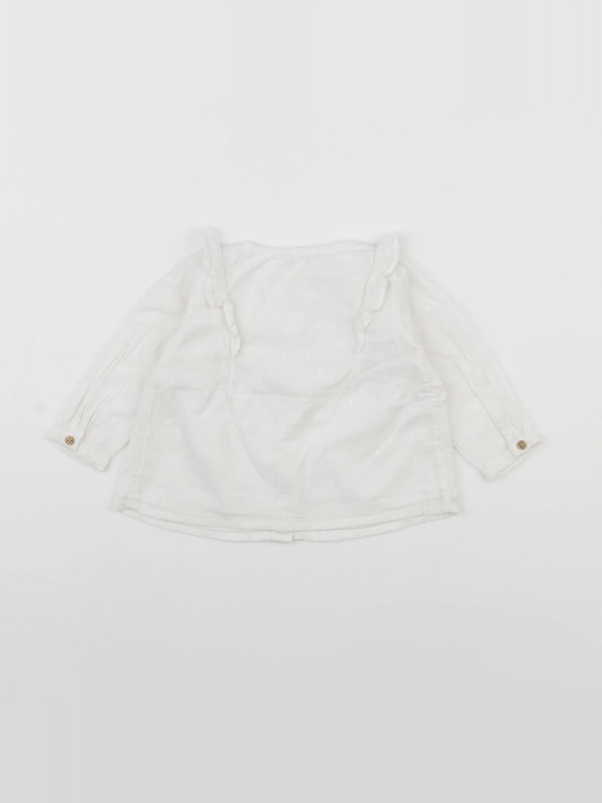 Vertbaudet - blouse blanc - 6 mois