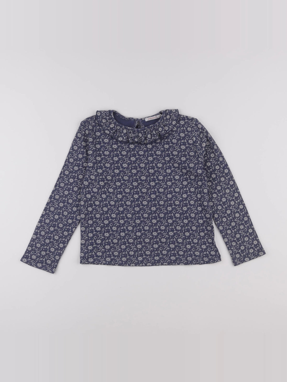 Monoprix - tee-shirt bleu, blanc - 8 ans