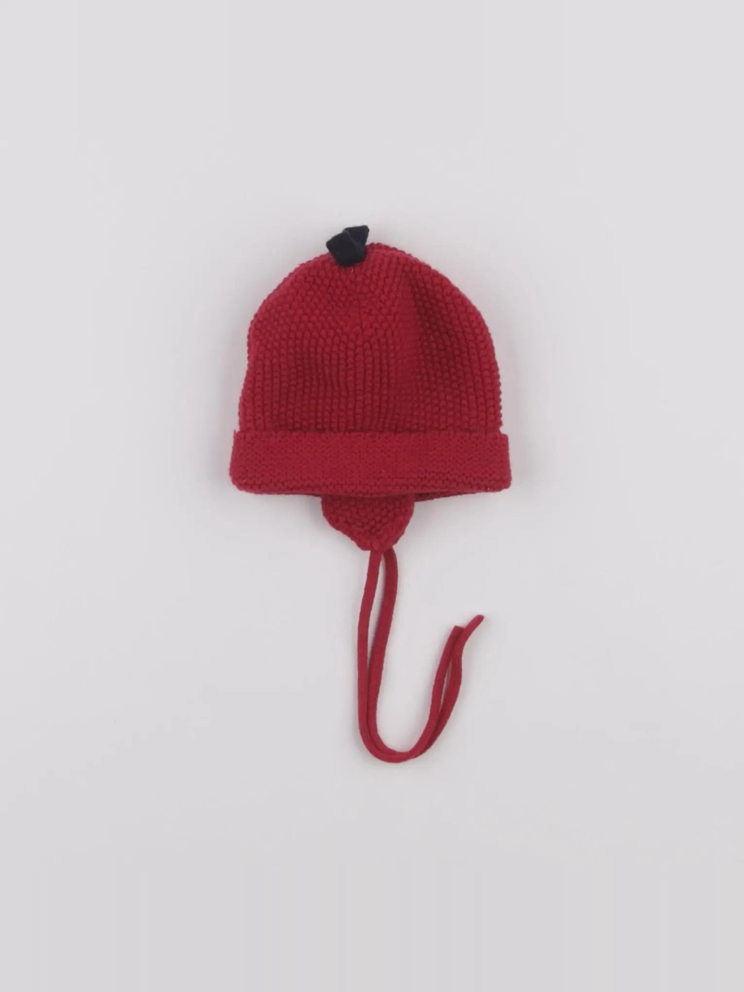 Jacadi - bonnet rouge - 1/3 mois