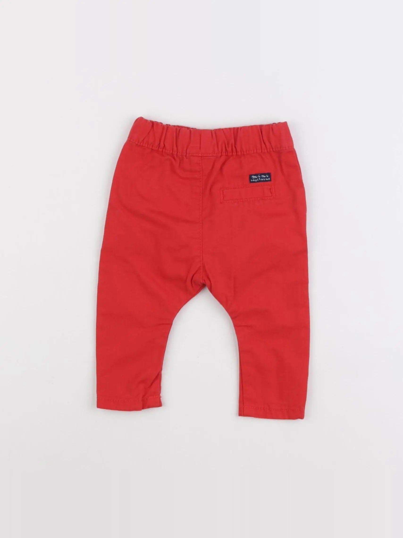 Tape à l'oeil - pantalon rouge - 3 mois