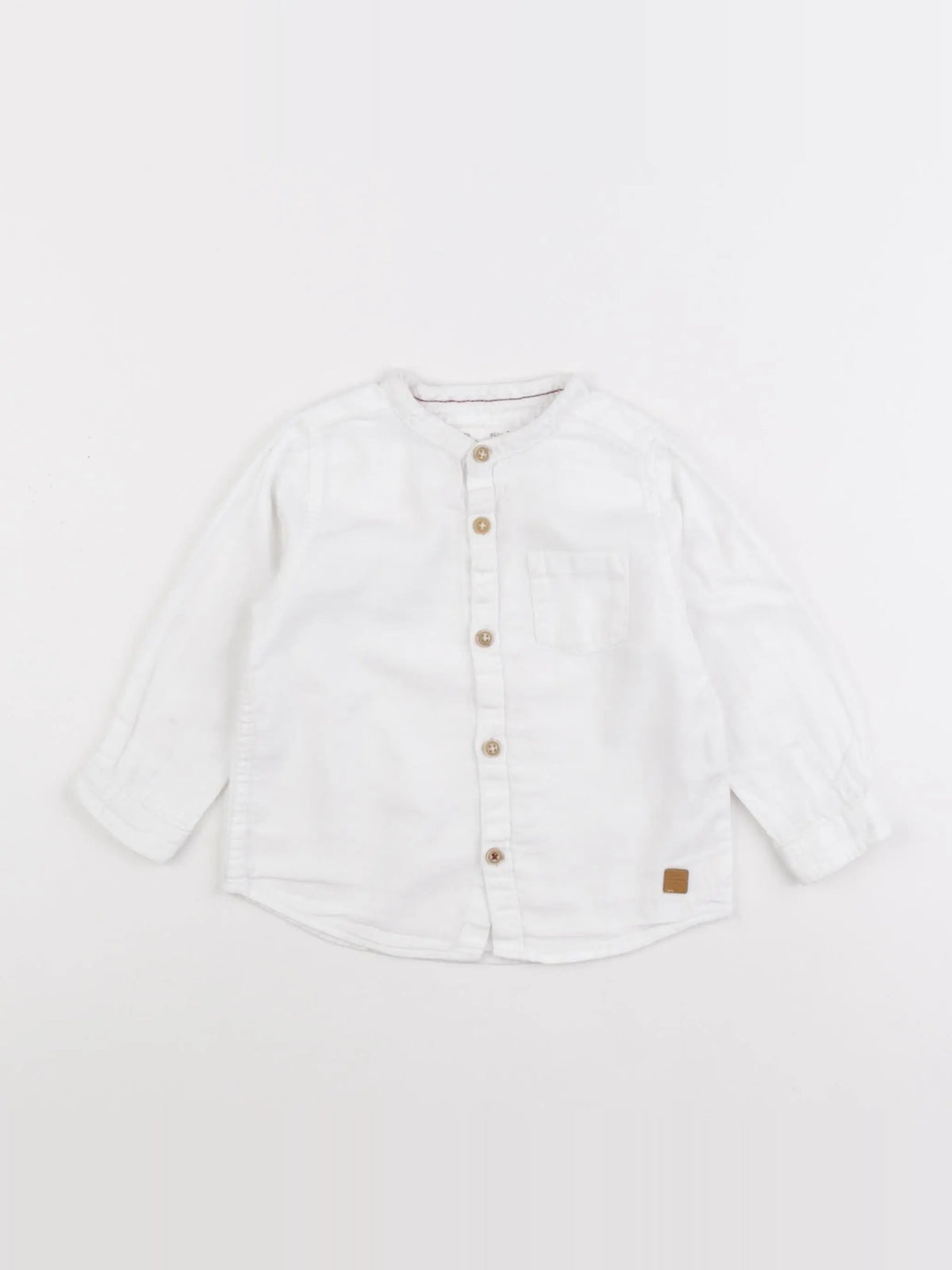 Zara - chemise blanc - 12/18 mois