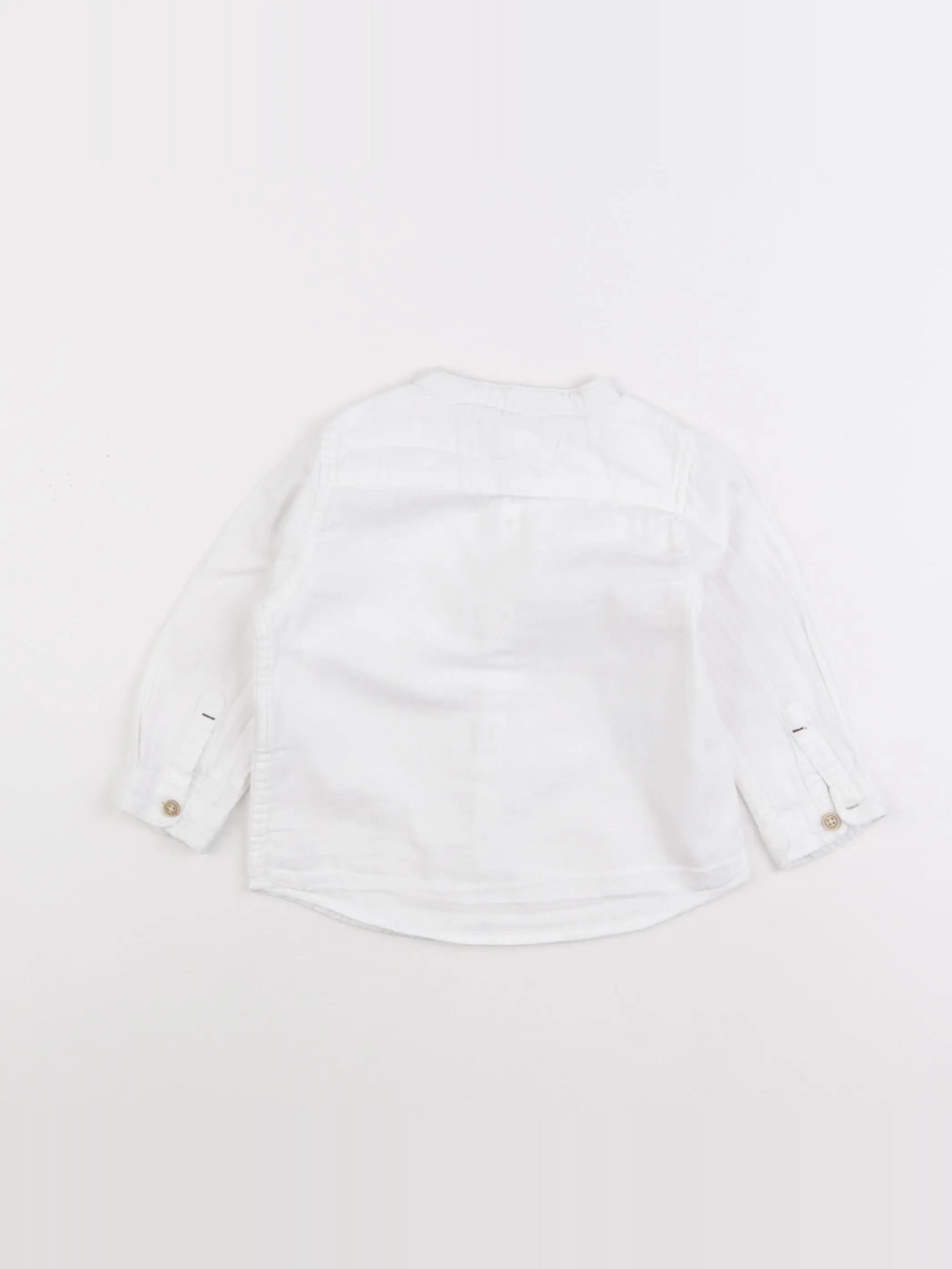 Zara - chemise blanc - 12/18 mois