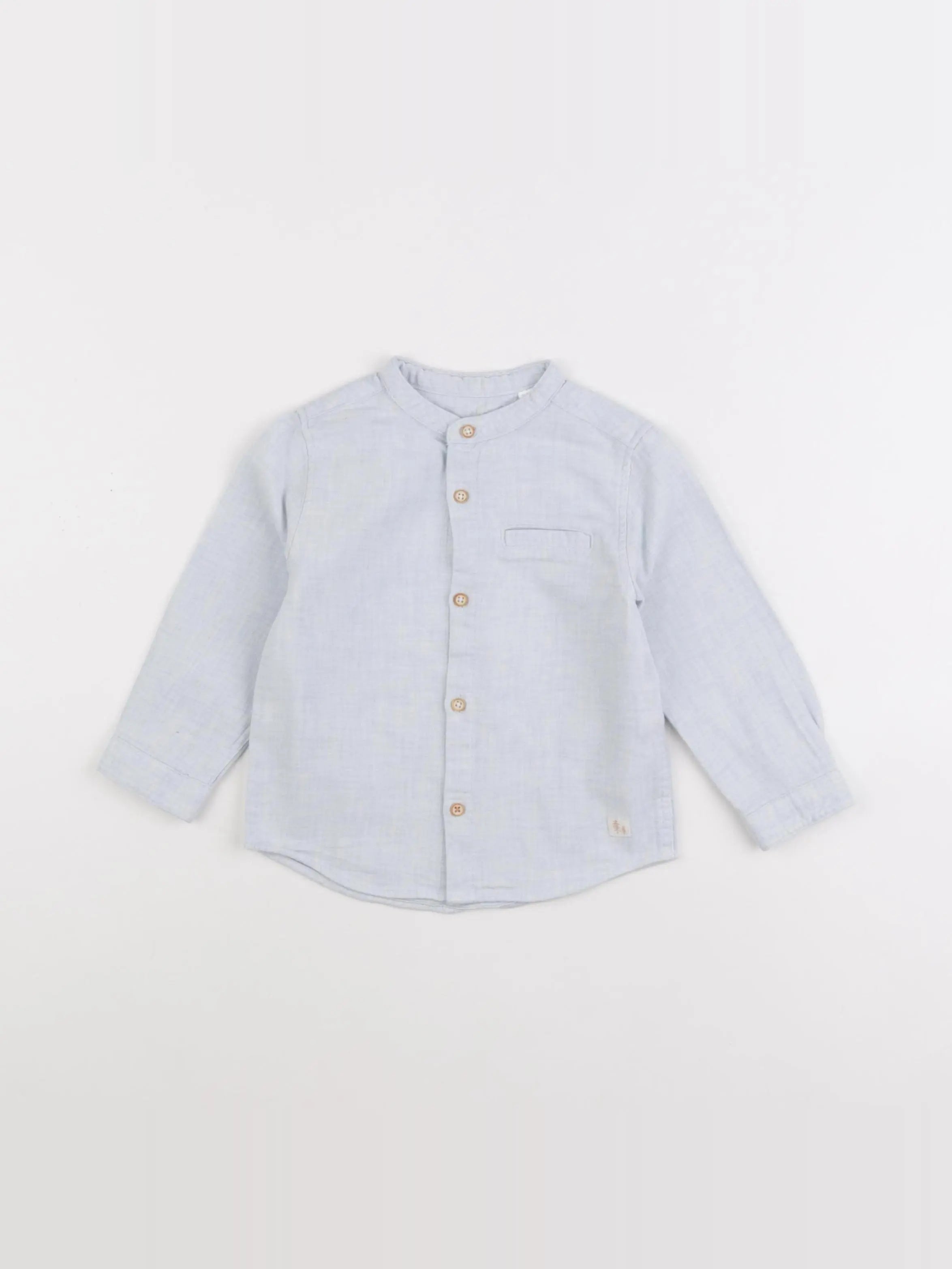 Zara - chemise bleu - 12/18 mois