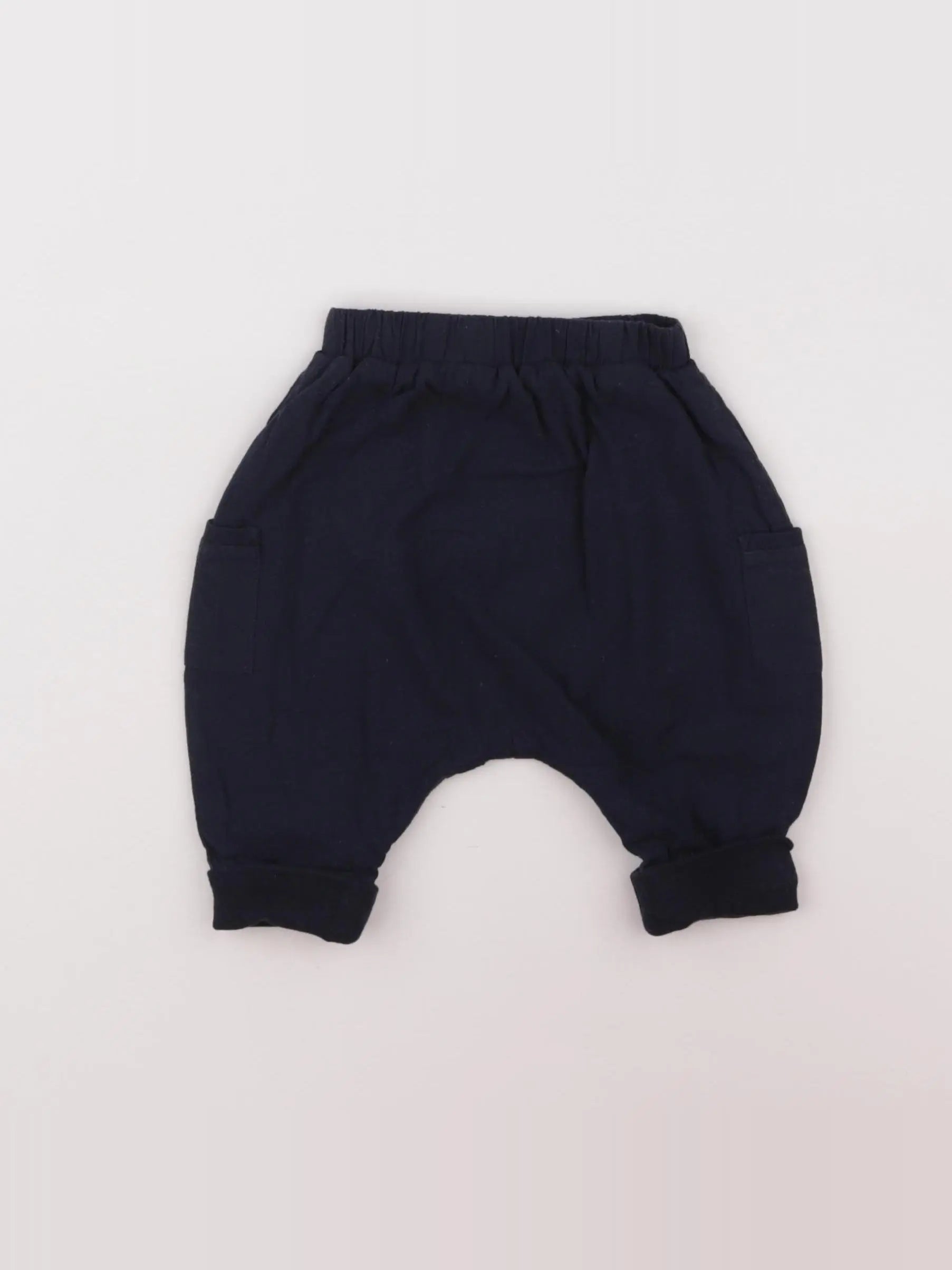 Boutchou - sarouel doublé bleu - 3 mois