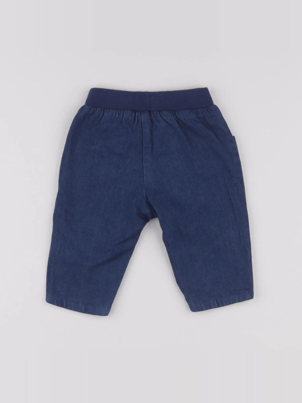 Jacadi - pantalon doublé bleu - 3 mois