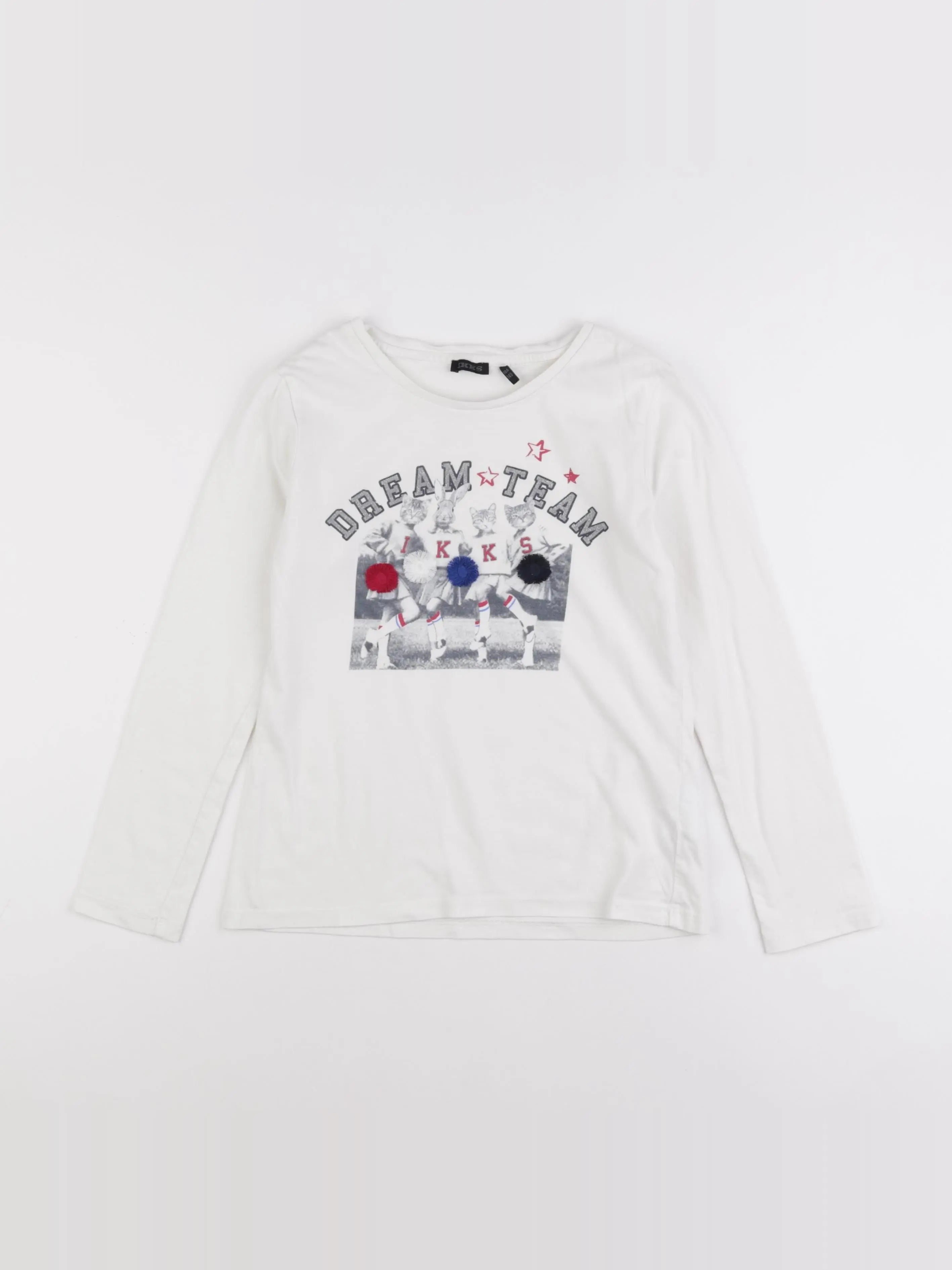 IKKS - tee-shirt blanc - 10 ans