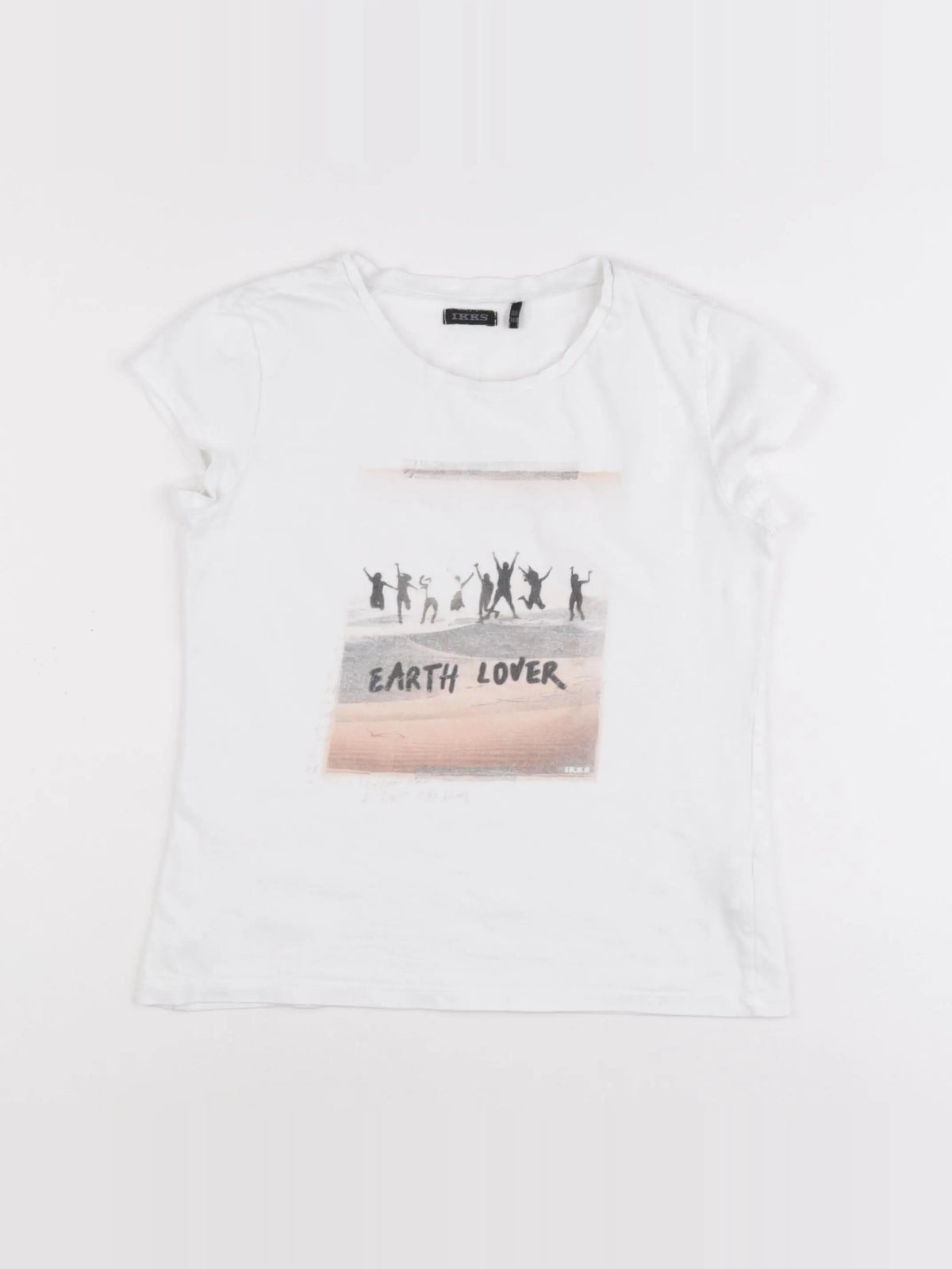 IKKS - tee-shirt blanc - 10 ans