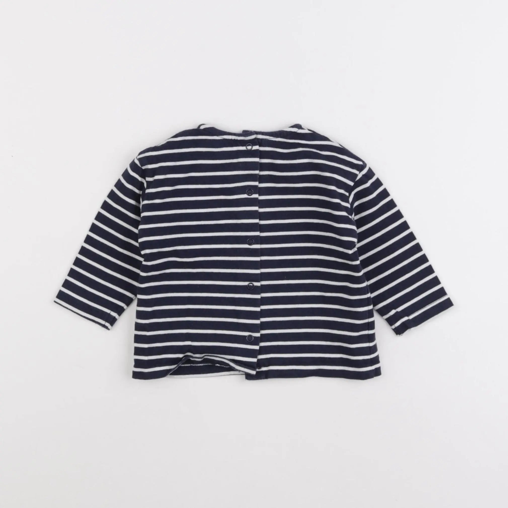 Vertbaudet - tee-shirt bleu - 9 mois