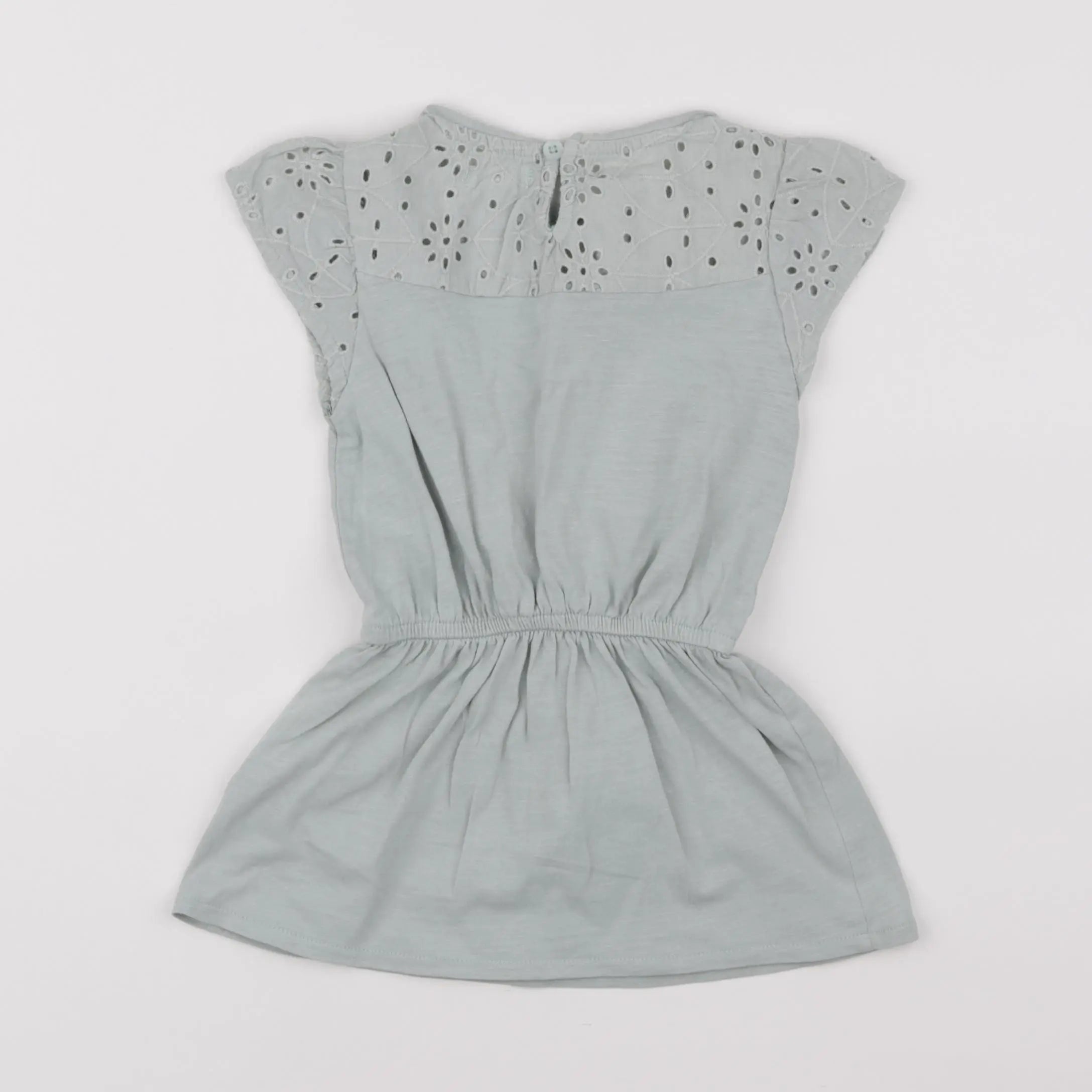 Vertbaudet - robe vert - 2 ans