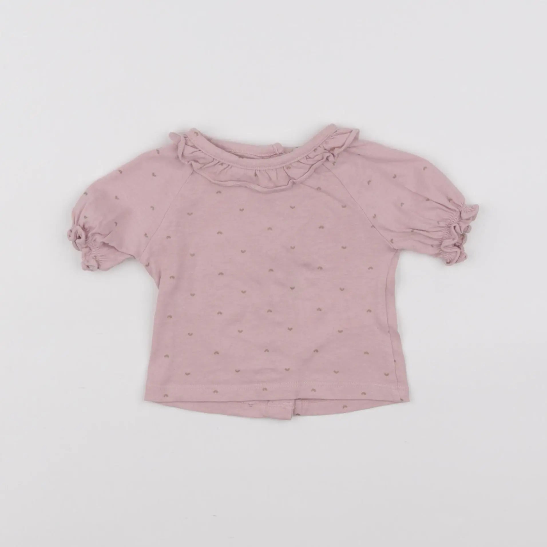 Vertbaudet - tee-shirt rose - 3 mois