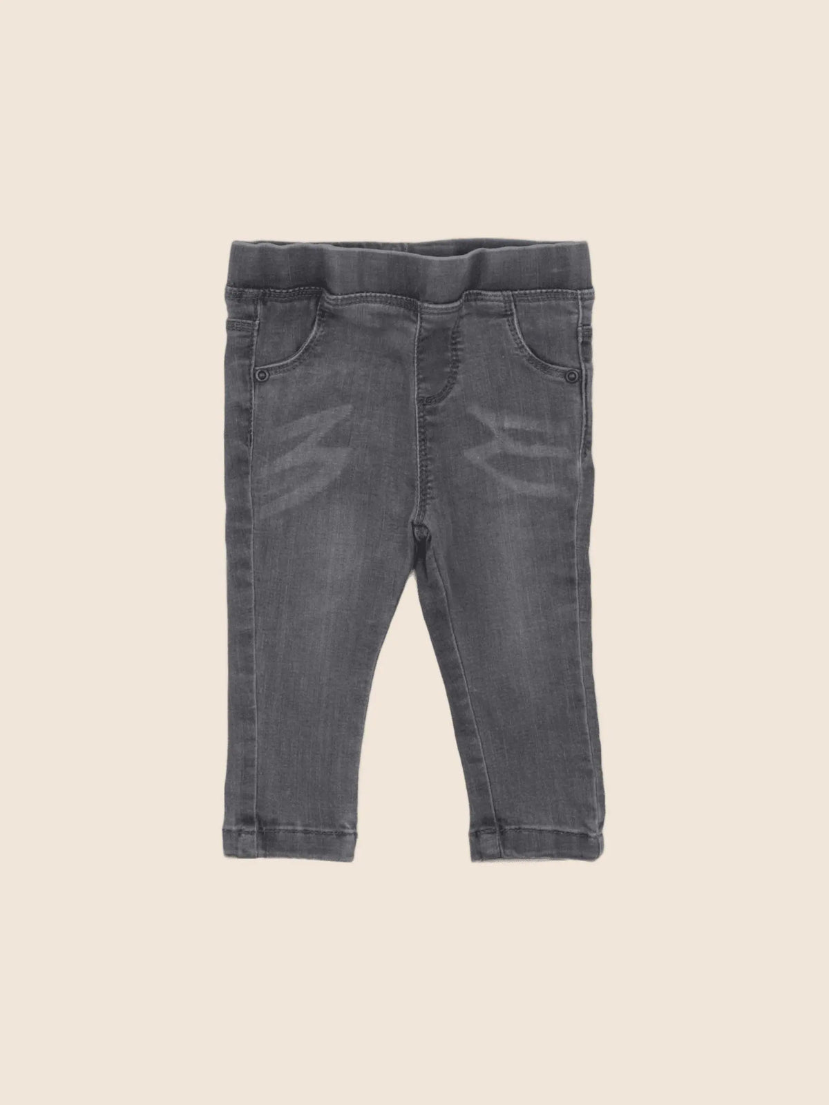 Vertbaudet - jegging gris - 9 mois