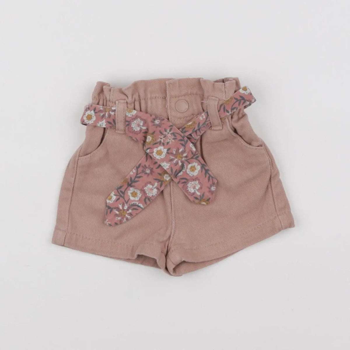 Vertbaudet - short marron - 3 mois