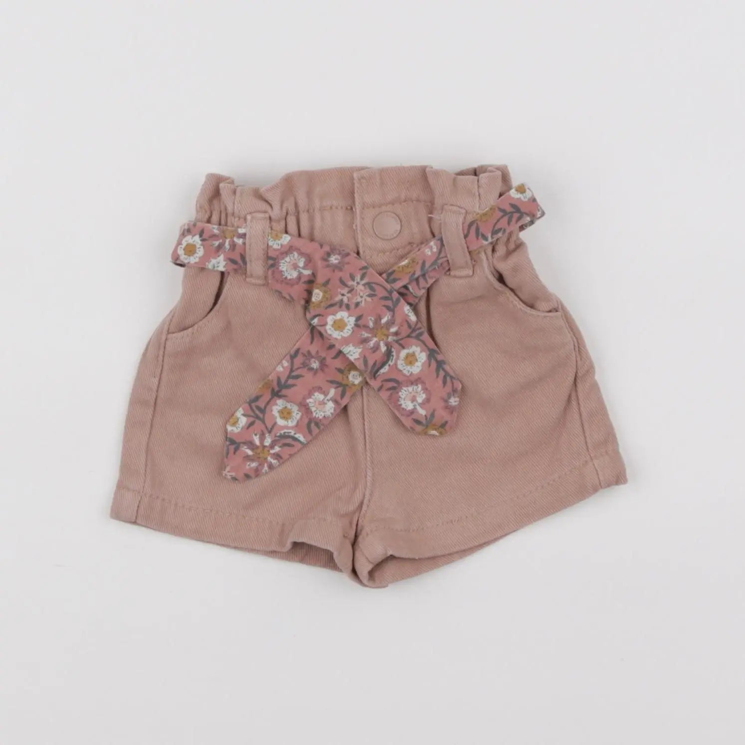 Vertbaudet - short marron - 3 mois