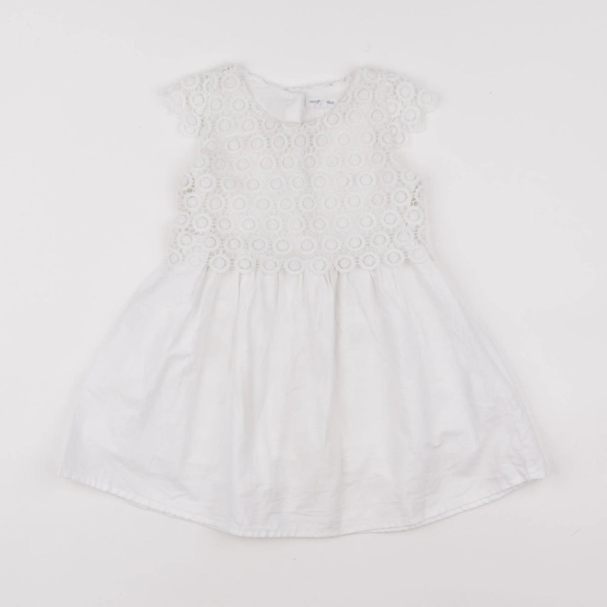 Vertbaudet - robe blanc - 3 ans