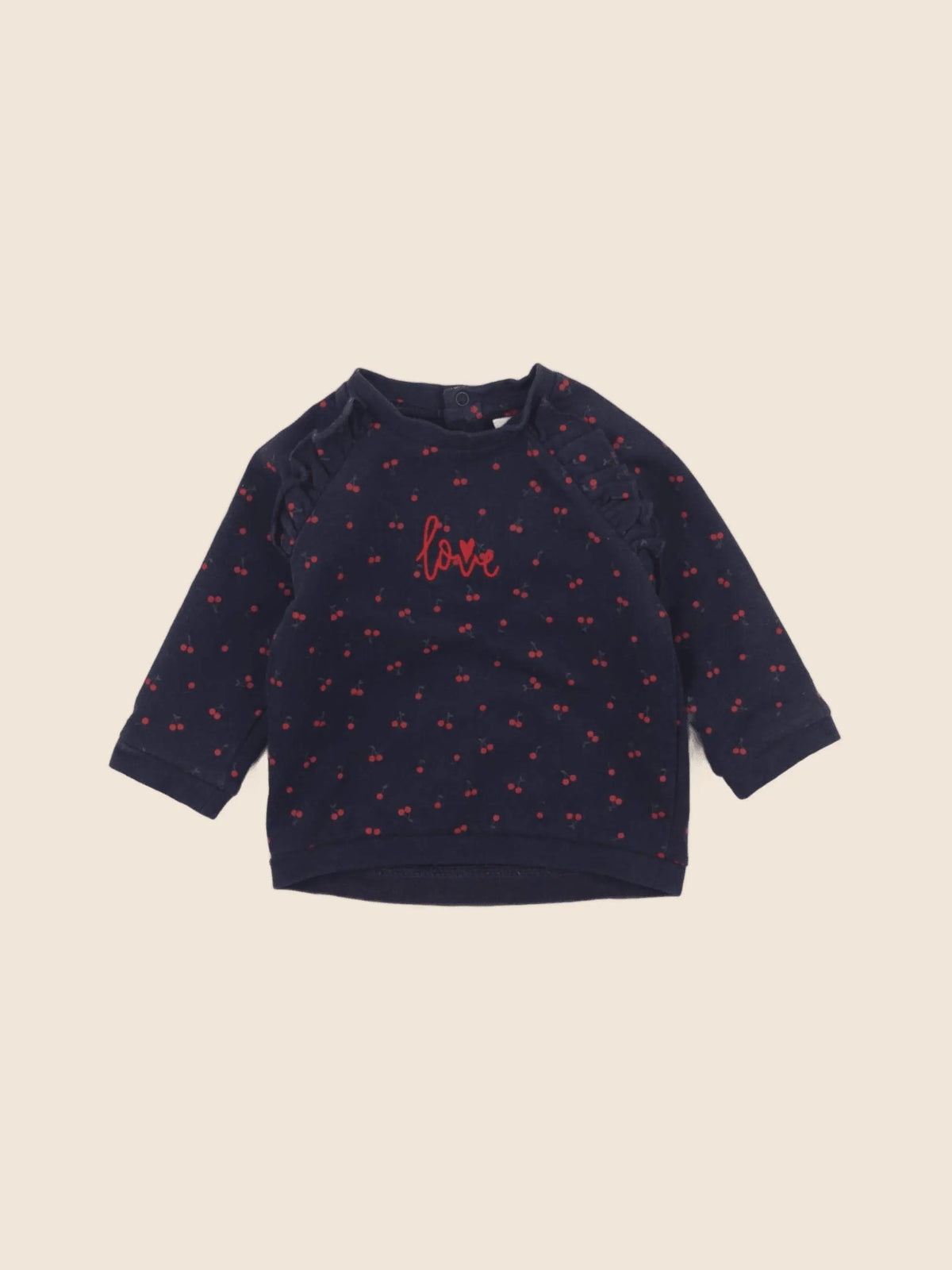 Vertbaudet - sweat bleu - 3 mois