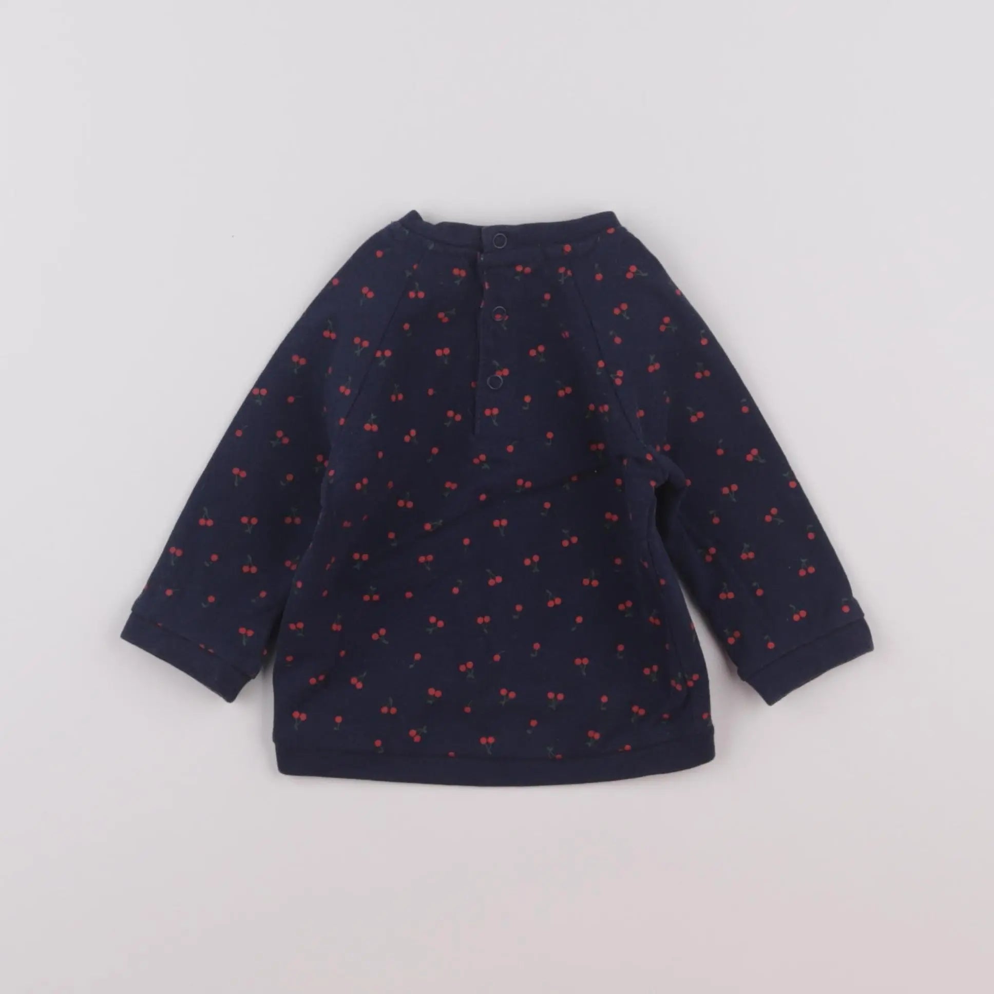 Vertbaudet - sweat bleu - 3 mois