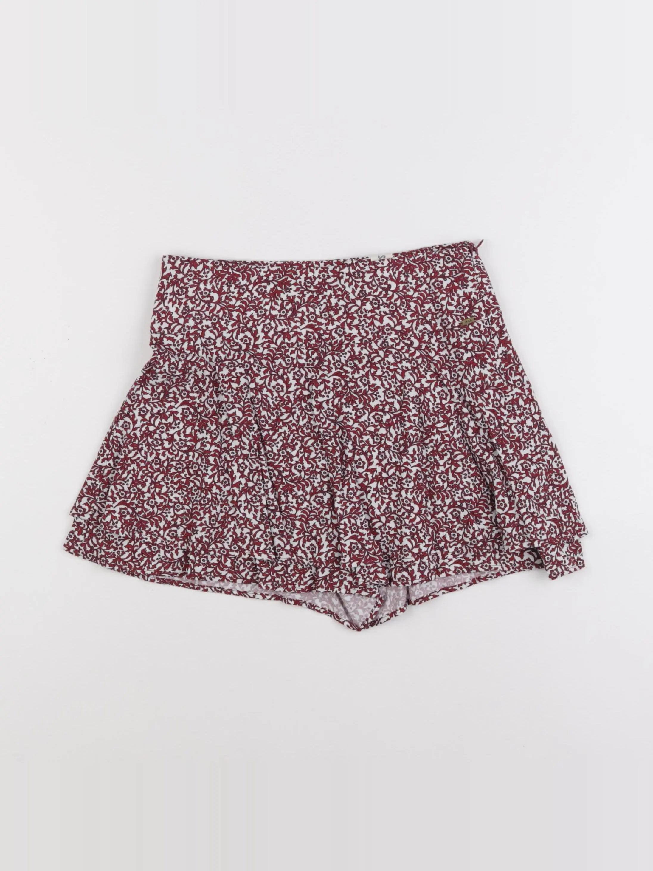 IKKS - jupe short rouge - 8 ans