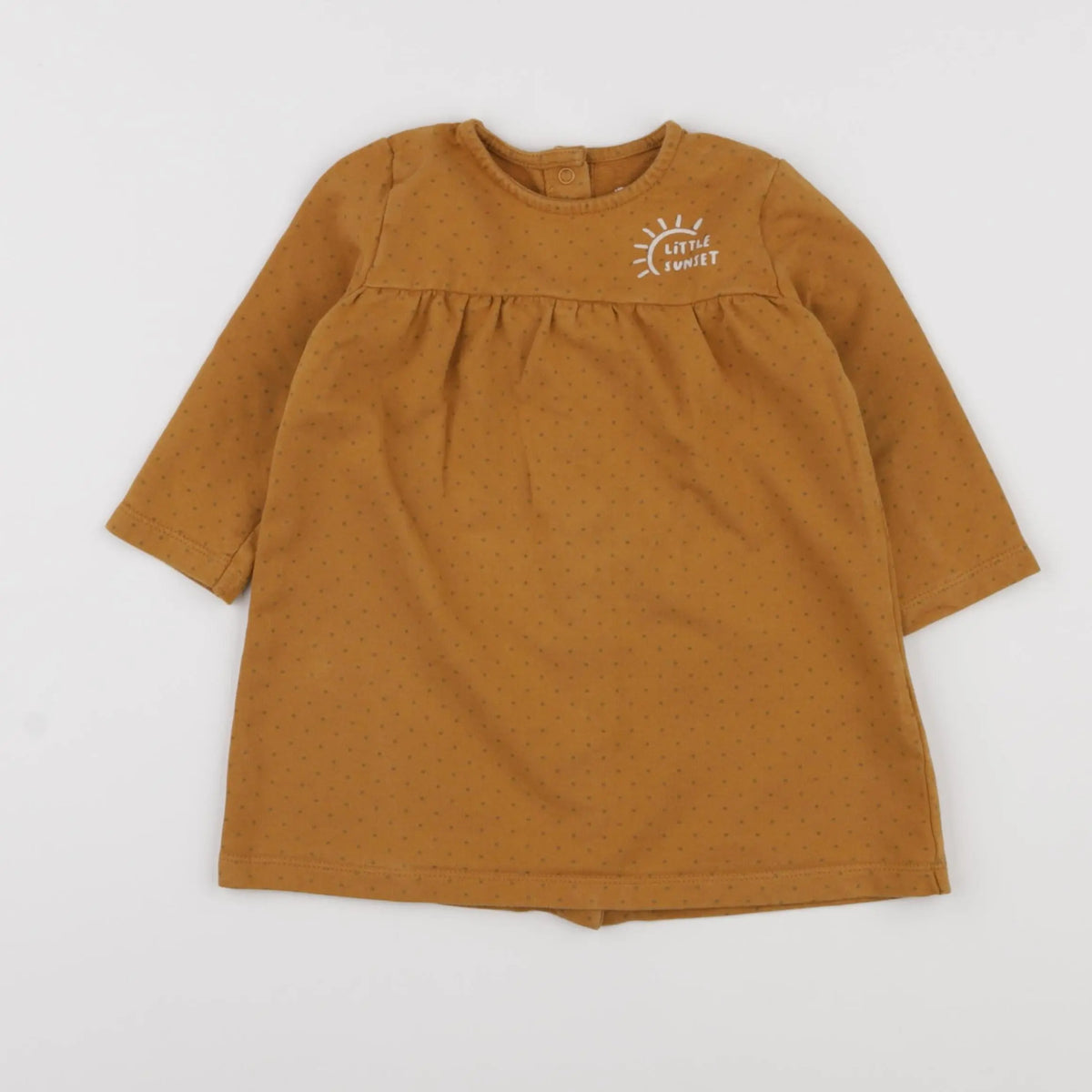 Vertbaudet - robe marron - 18 mois