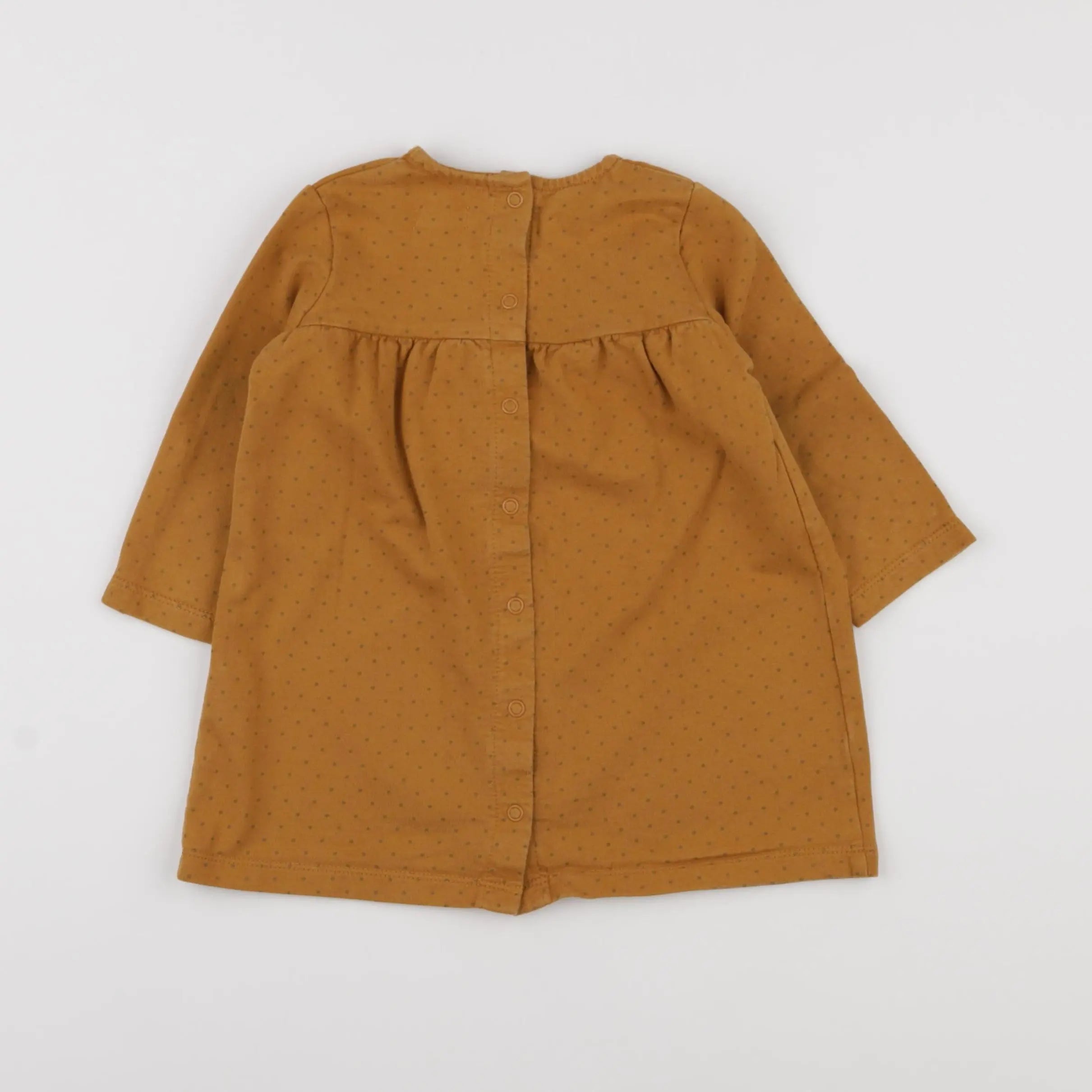 Vertbaudet - robe marron - 18 mois