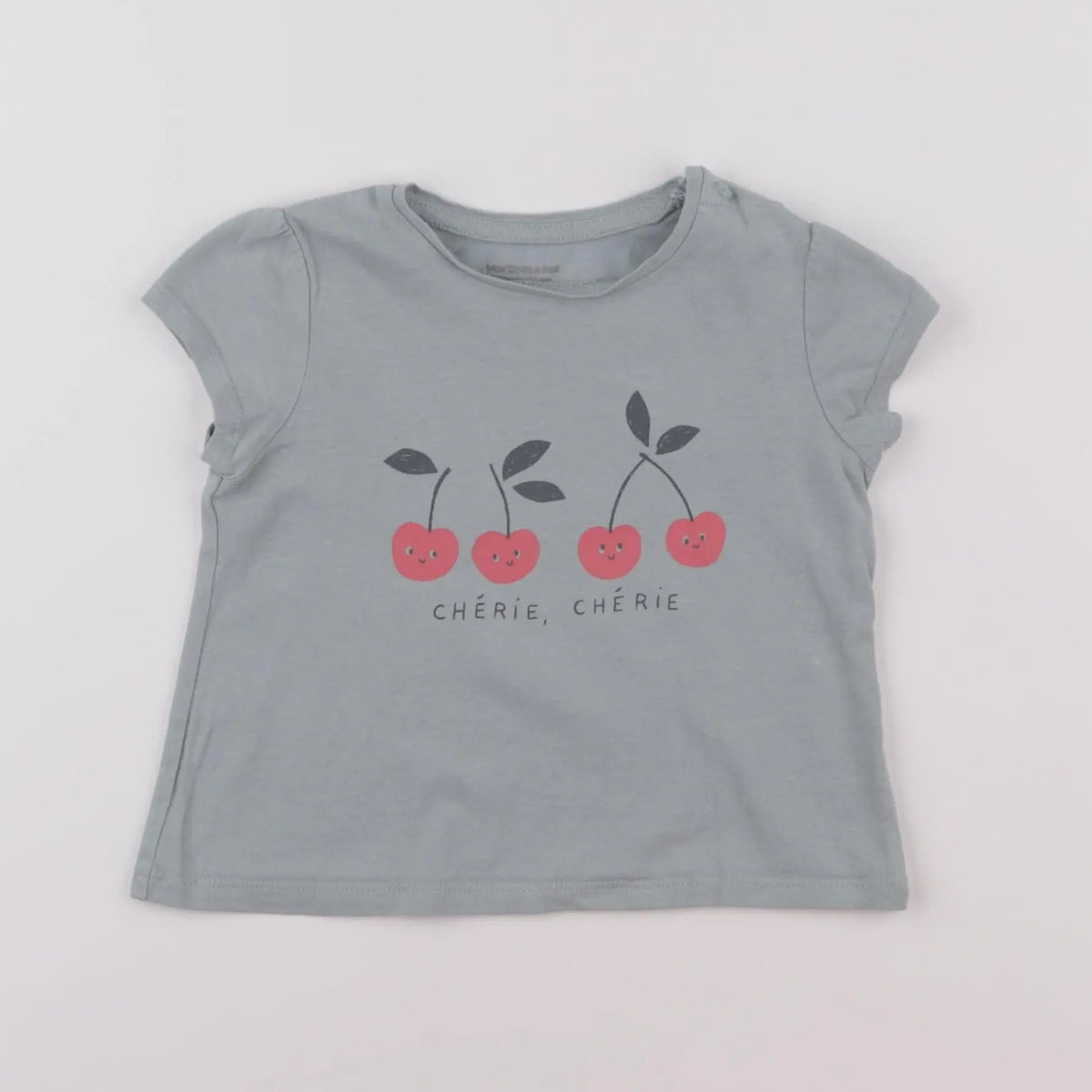 Vertbaudet - tee-shirt vert - 18 mois