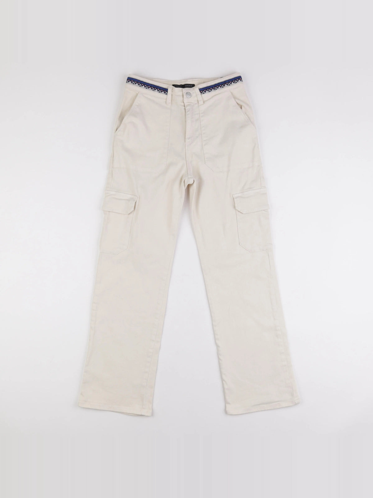 IKKS - jean beige - 12 ans