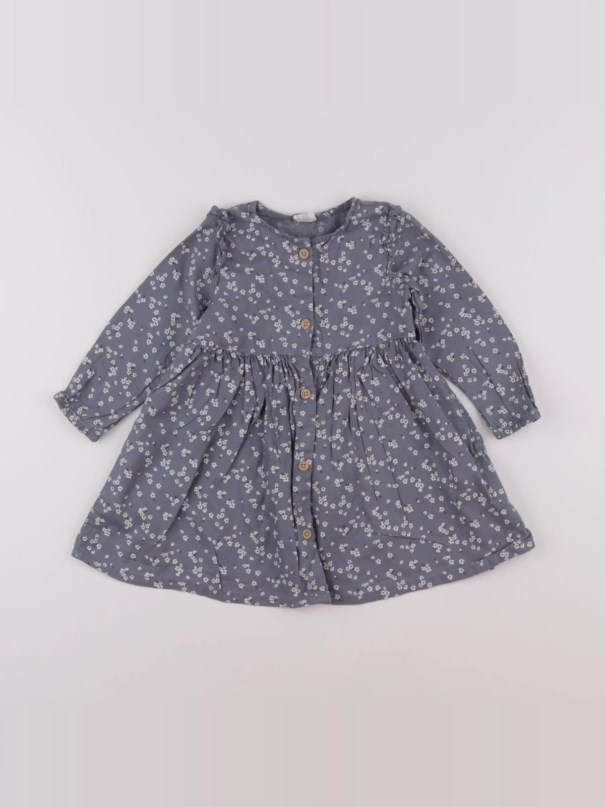 H&M - robe gris - 12/18 mois
