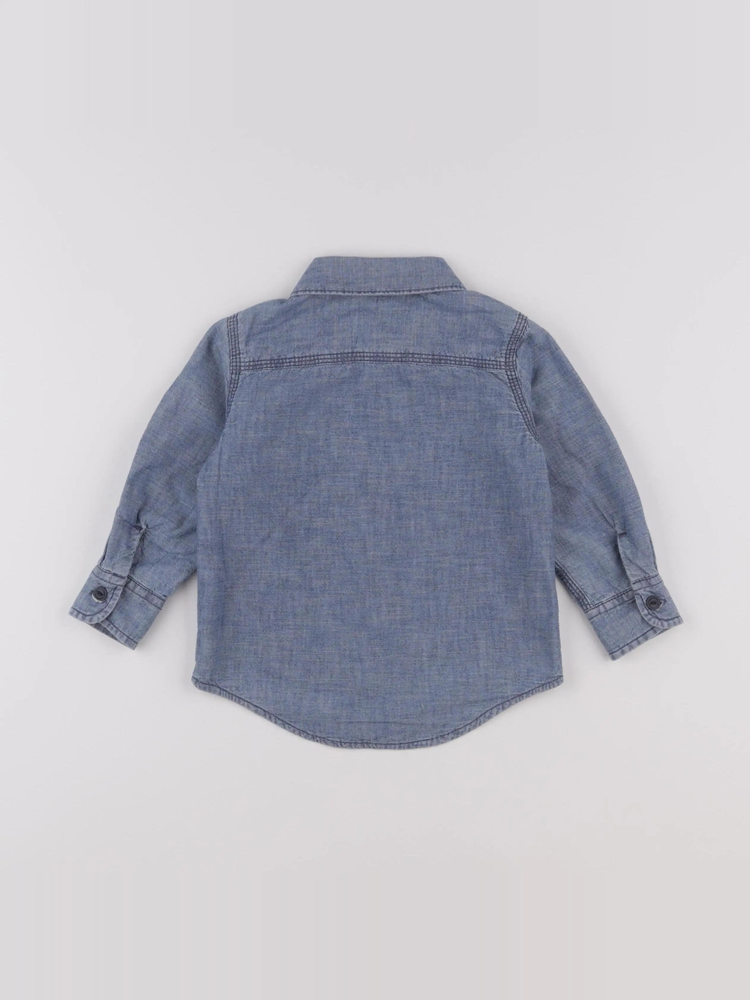 GAP - chemise bleu - 18/24 mois