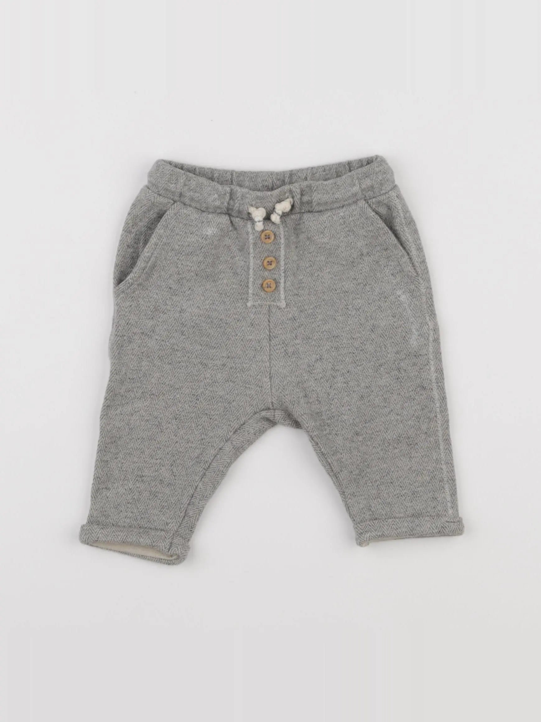 Zara - pantalon gris - 3/6 mois