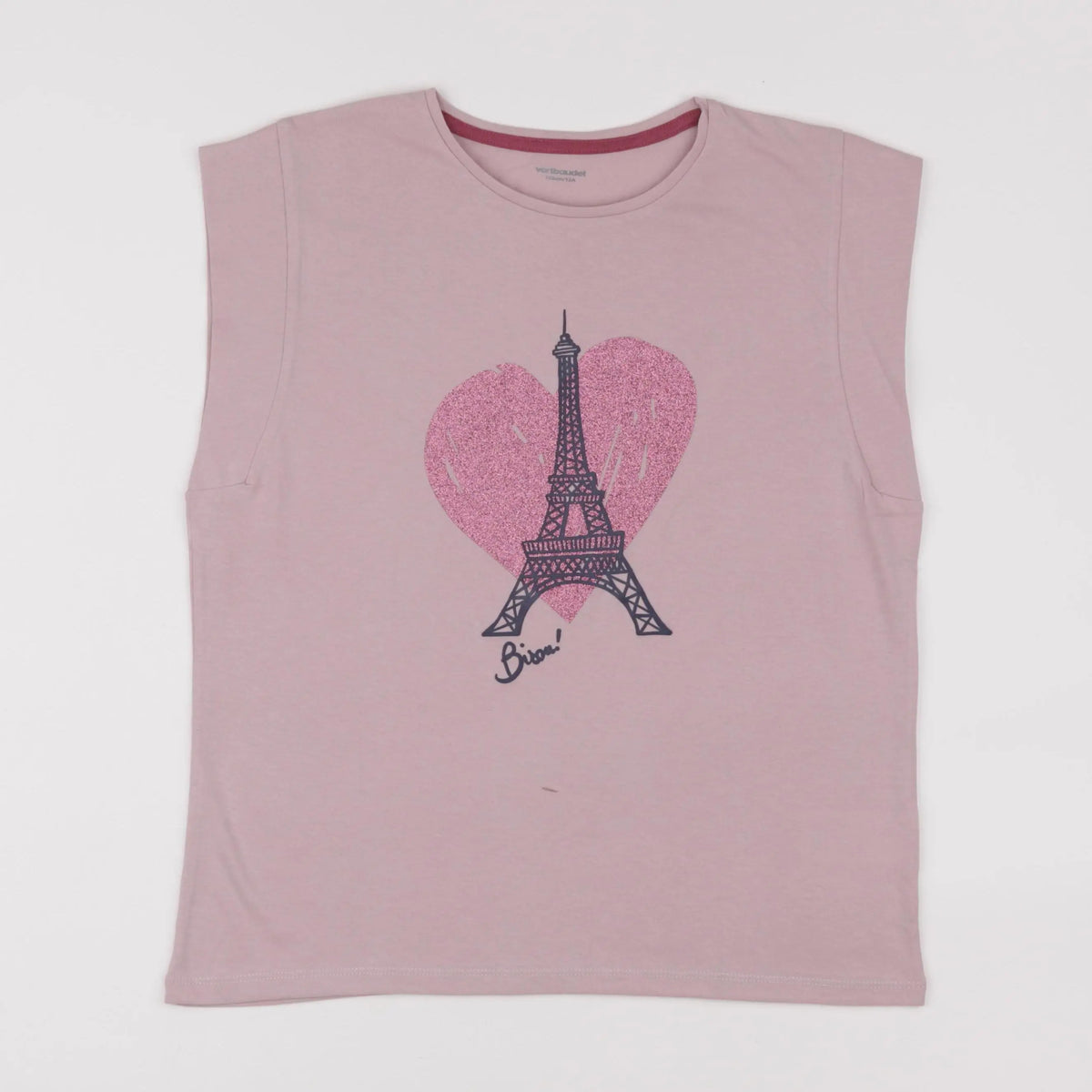 Vertbaudet - tee-shirt rose - 12 ans