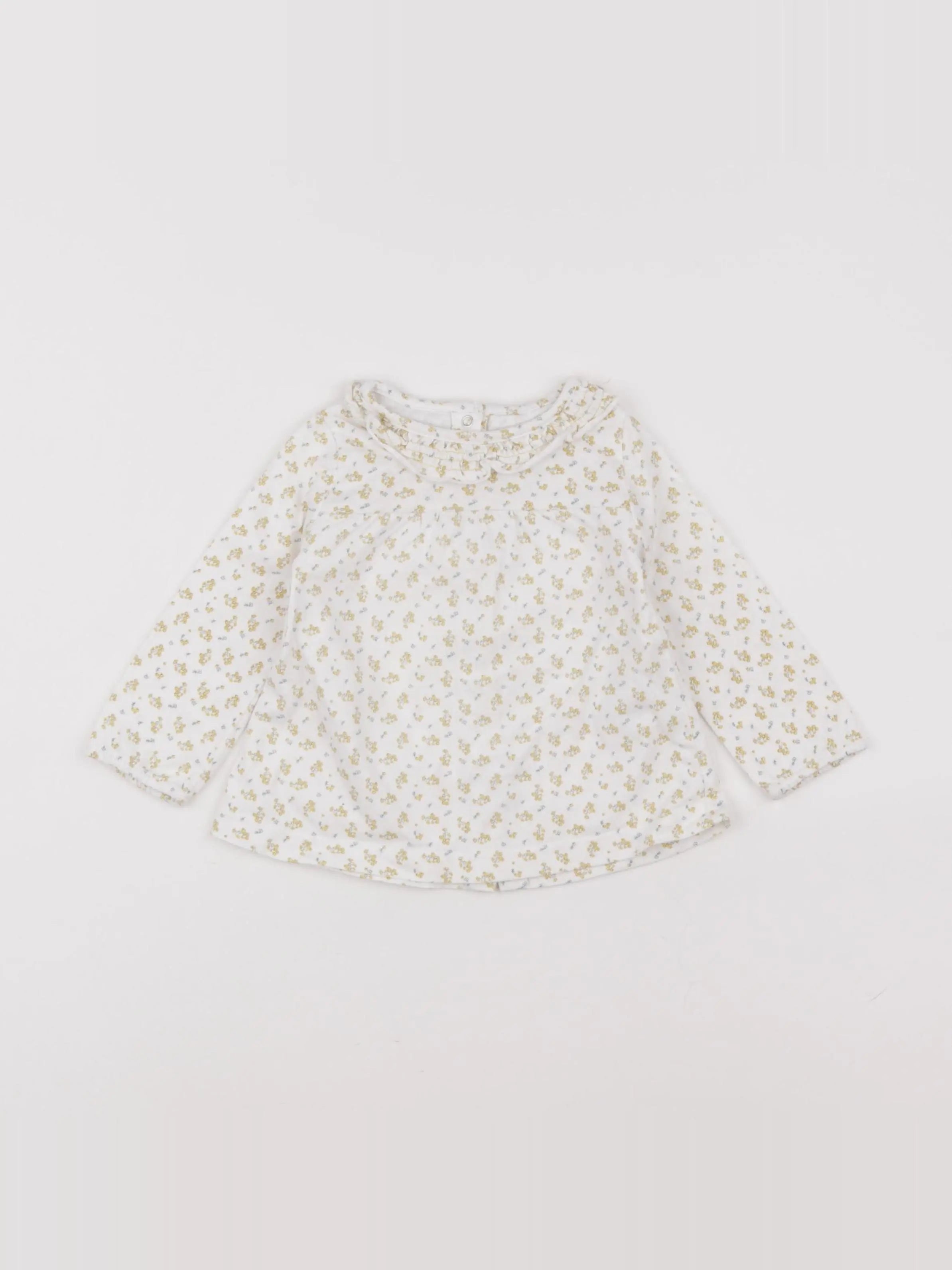 Cyrillus - tee-shirt beige - 12 mois