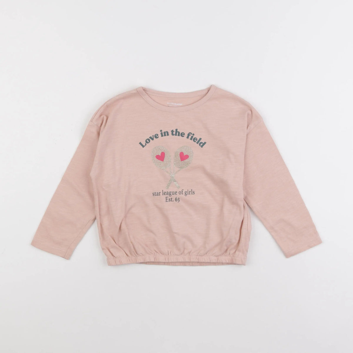 Vertbaudet - tee-shirt rose - 4 ans
