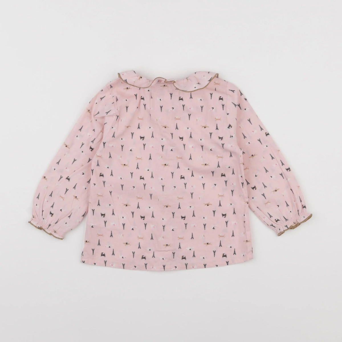 Vertbaudet - chemise rose - 2 ans